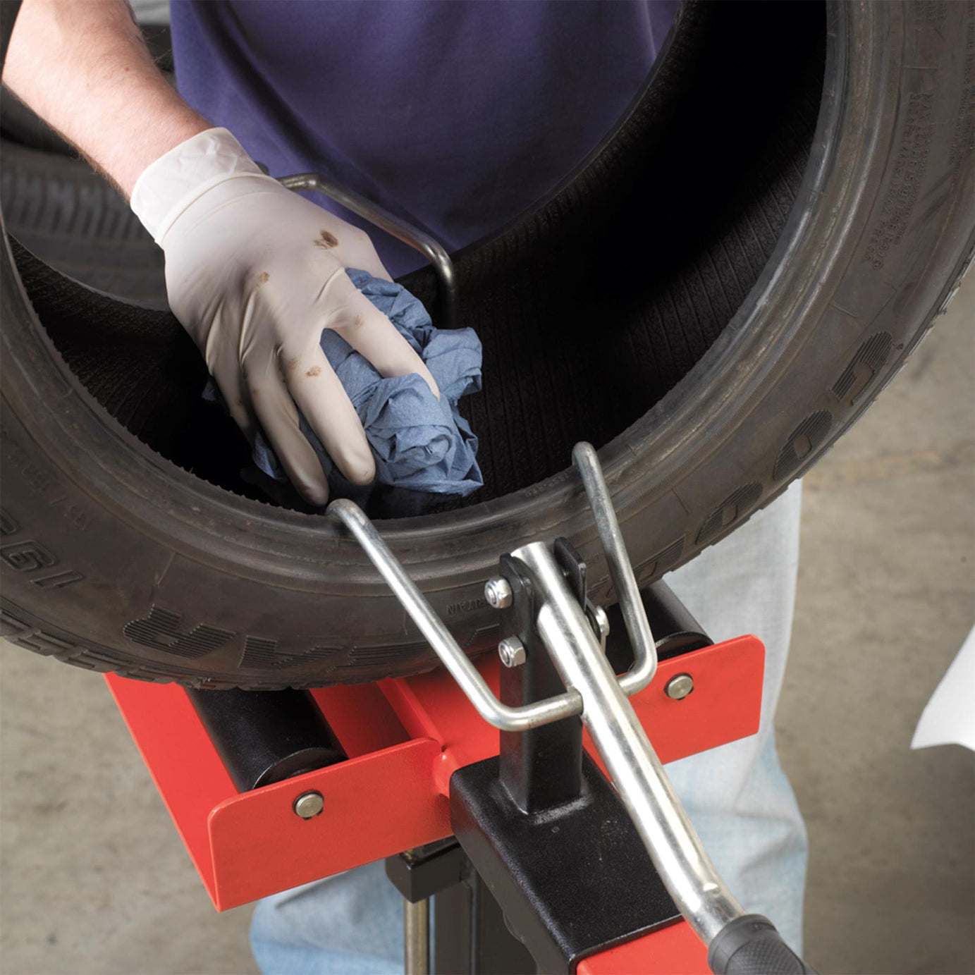 Sealey Tyre Spreader with Stand - Manual Black TC970