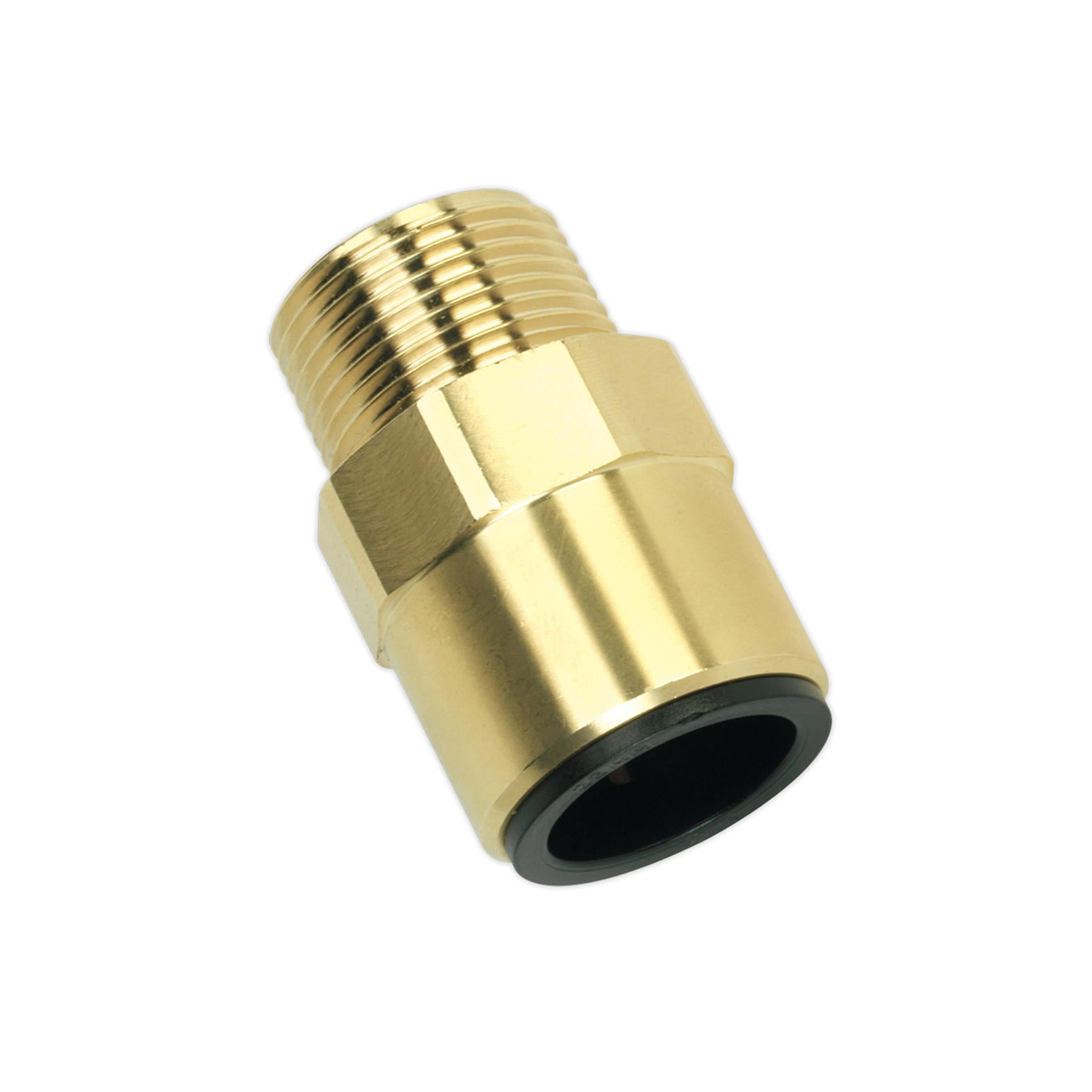Sealey Straight Adaptor 22mmx3/4"BSPT Brass (Speedfit - MM012206N)