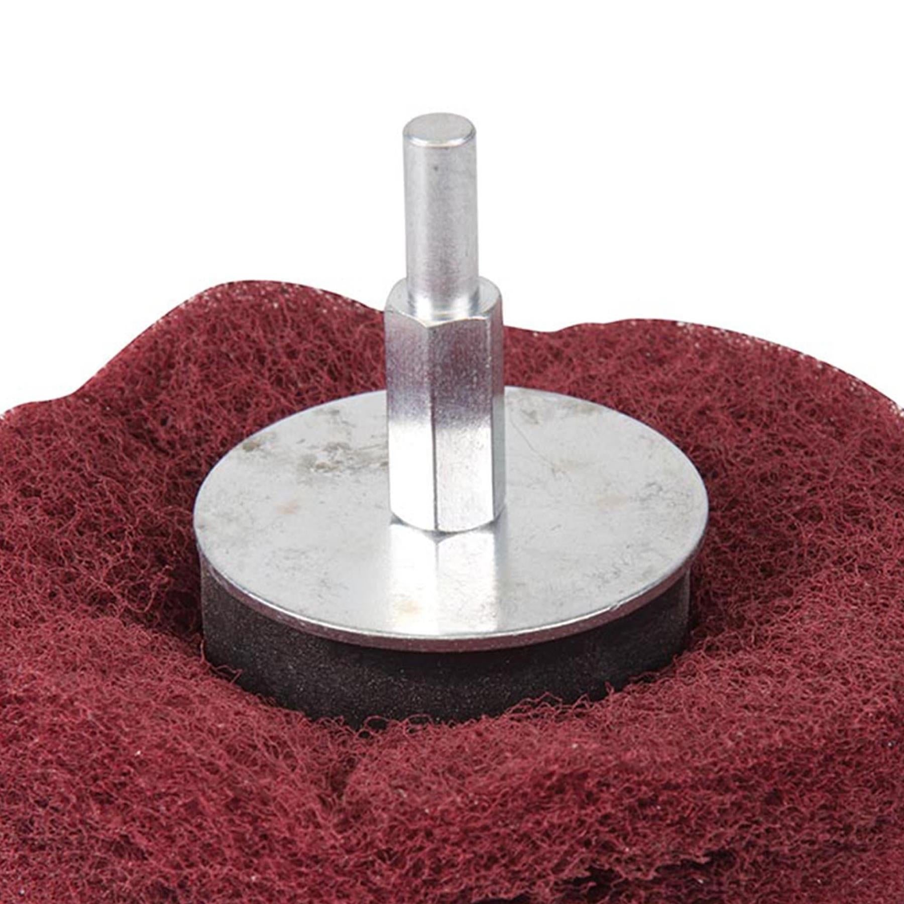 Dome Sanding Mop 100mm Sanding Abrasive DIY 240 Grit Hardwearing Nylon