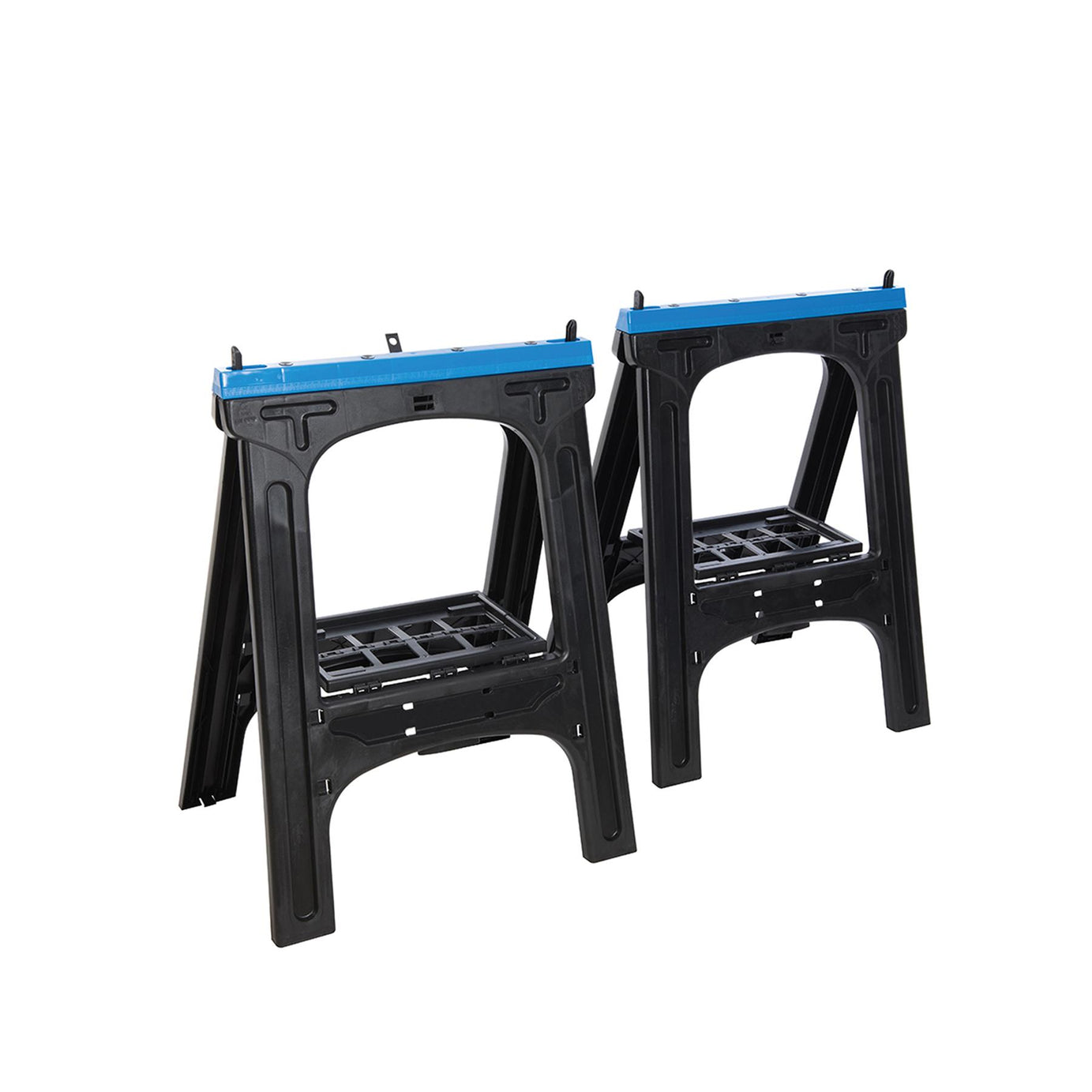 2Pk Saw Horse 200Kg Strong Support For Workpiece Foldable Non-Slip Rubber Feet