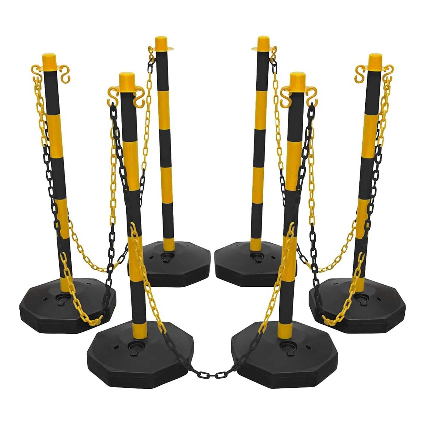 Sealey Black/Yellow Post & Chain Kit 25m