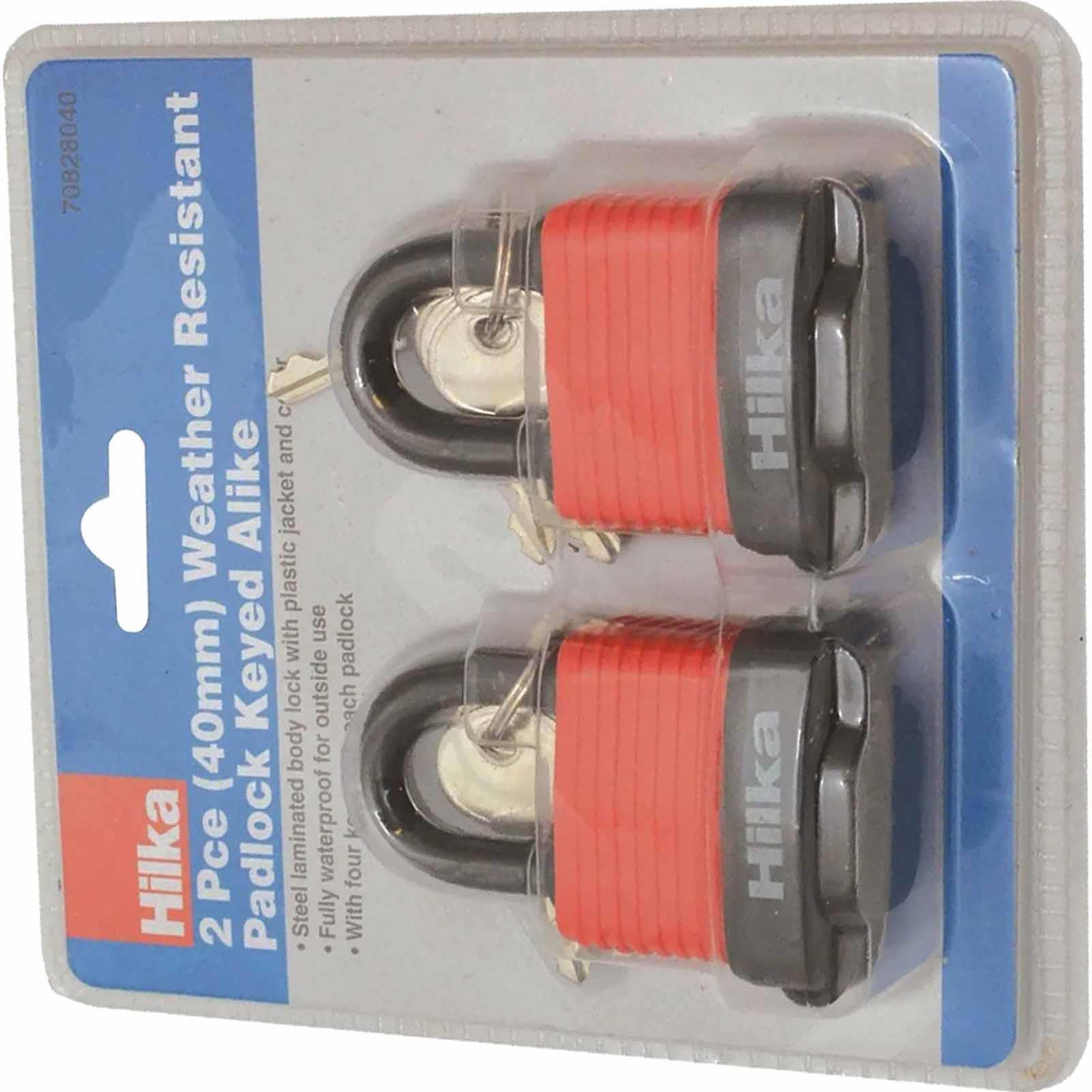 Weather Resistant Padlock Set