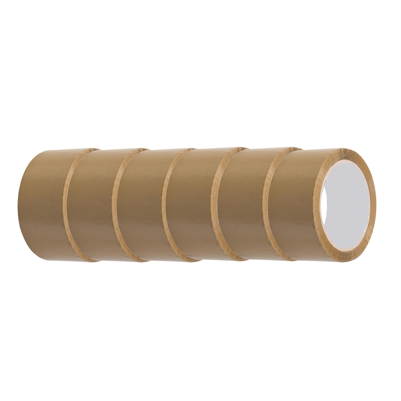 Fixman Brown 6pk Parcel Packing Tape Carton Sealing 48mmX66m Cellotape Packaging