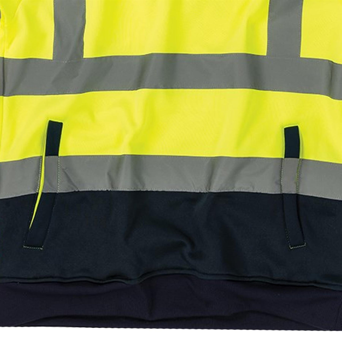 Tough Grit Hi-vis 2-tone High Visibility Sweatshirt Workwear Safety Jumper M