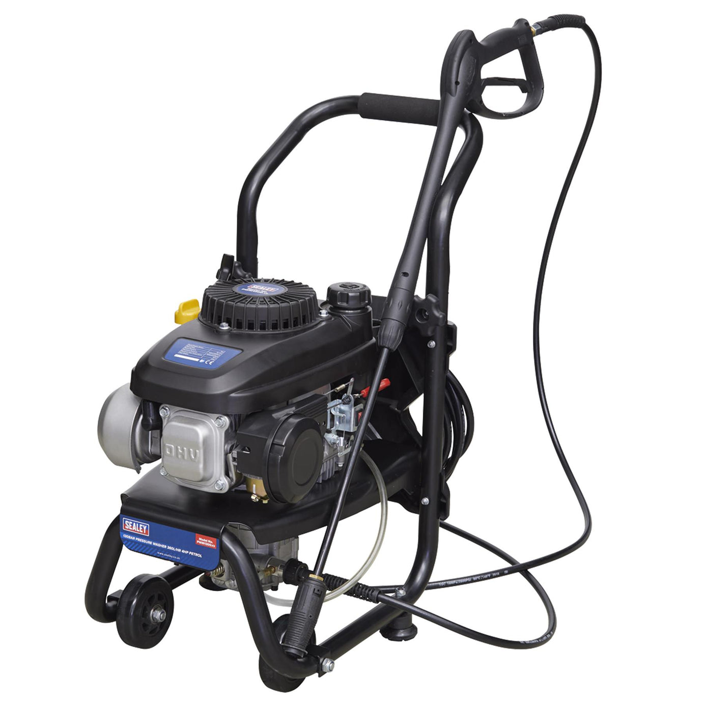 Sealey Pressure Washer 150bar 360L/hr 4hp Petrol