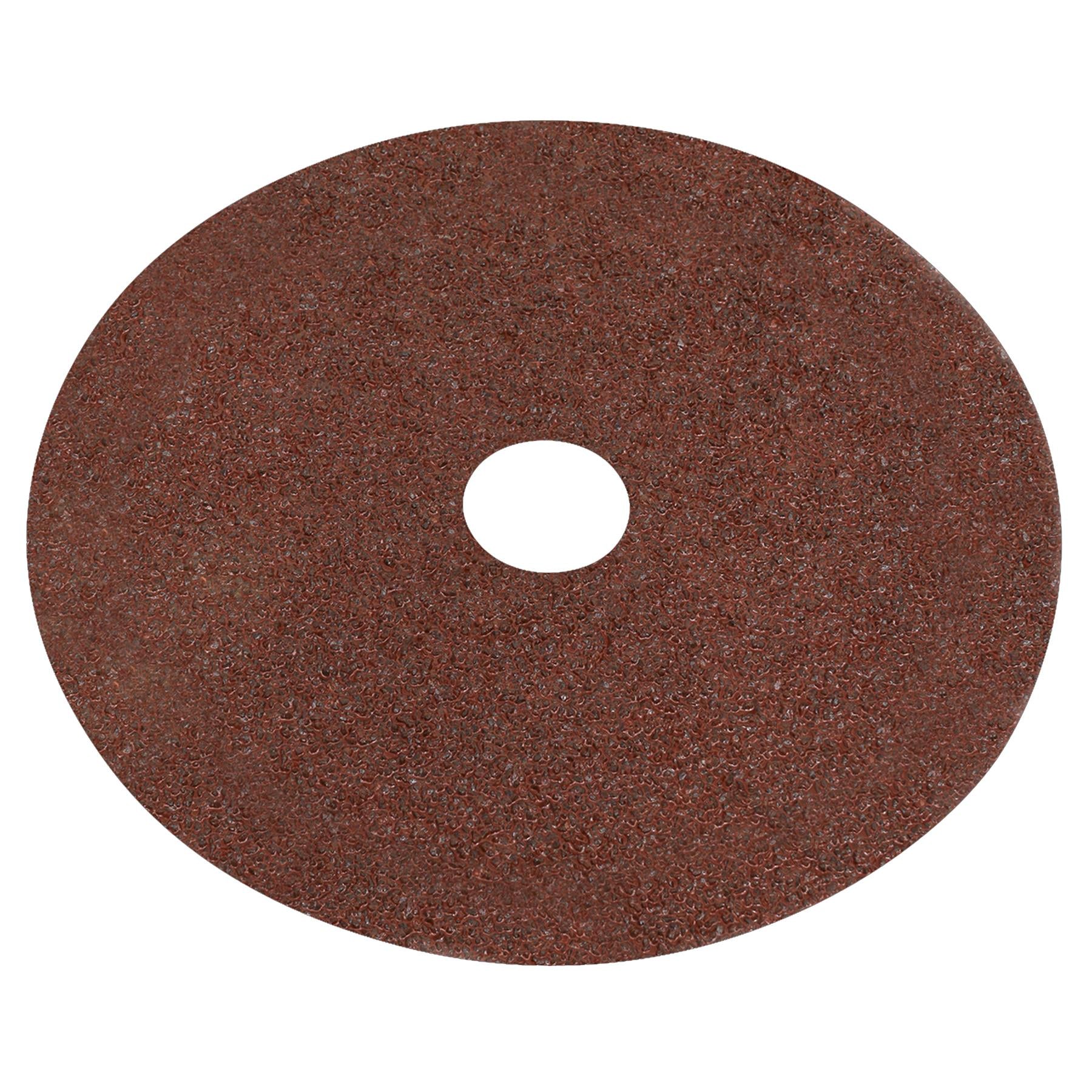 Sealey Fibre Backed Disc �100mm - 24Grit Pack of 25