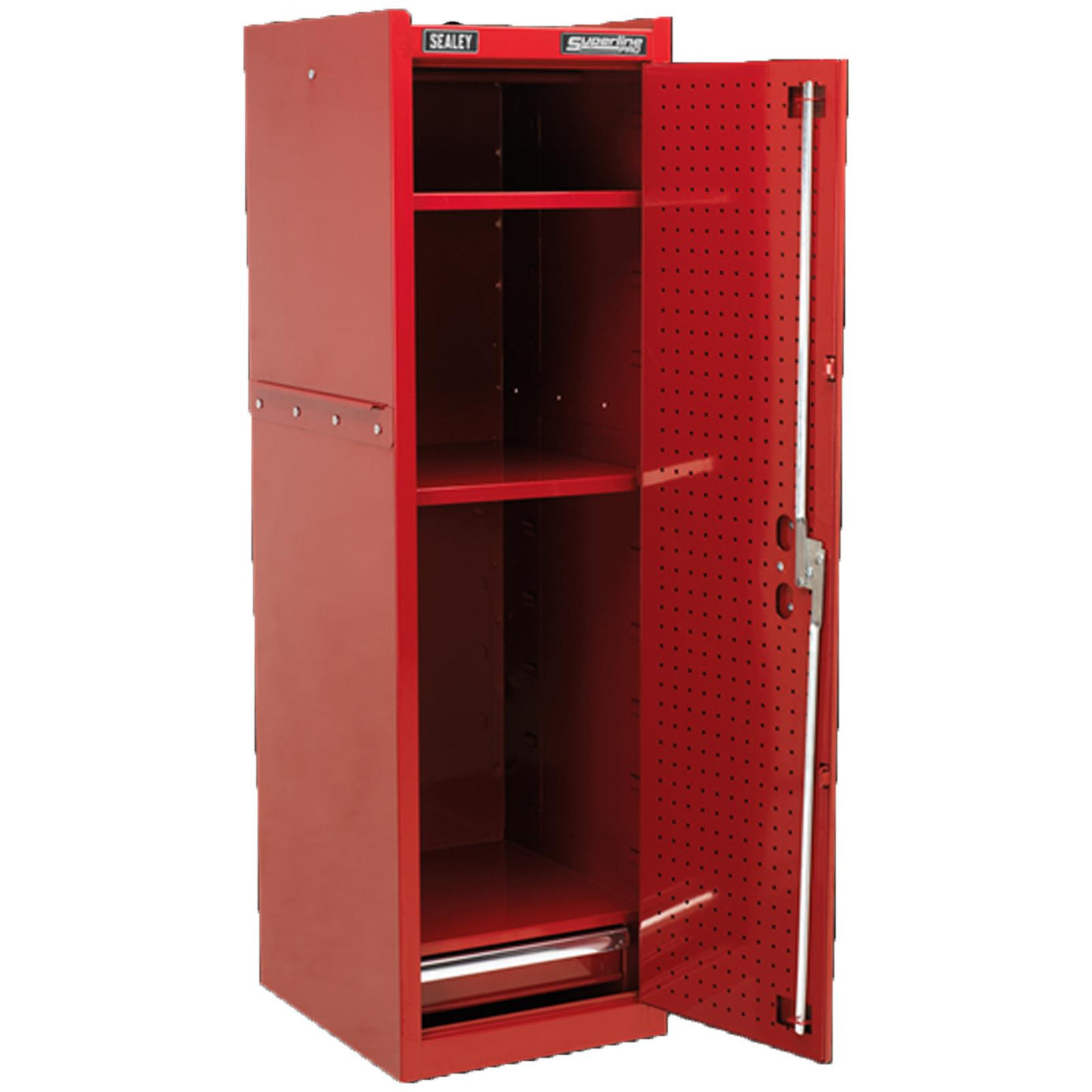 Sealey AP33519 Steel Metal Tool Box Hang On Locker Side Cabinet Red c/w Drawer