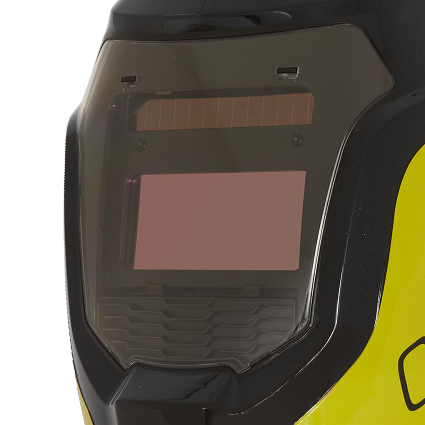 Sealey Welding Helmet Auto Darkening - Shade 9-13 - Yellow