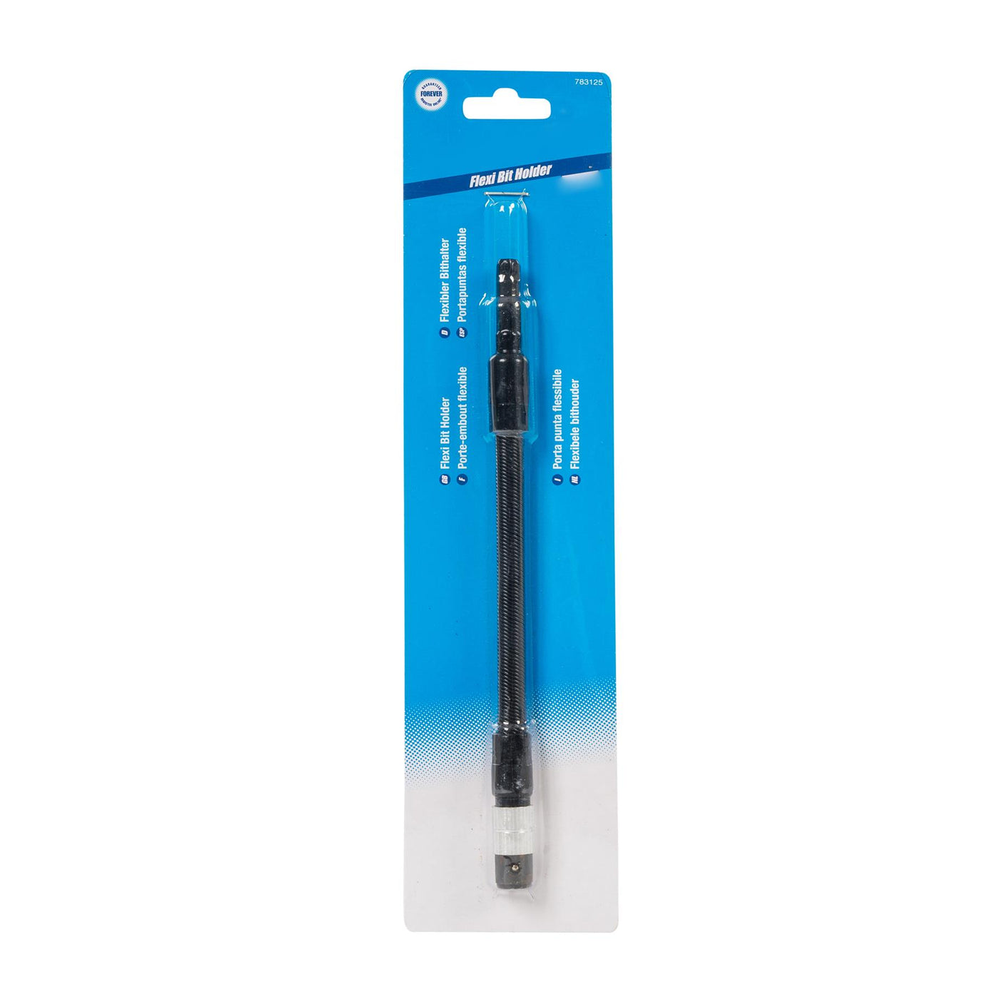 Flexi Bit Holder 190mm - 1/4" Hex Heavy Duty Spring-Sleeved Flexible Shaft