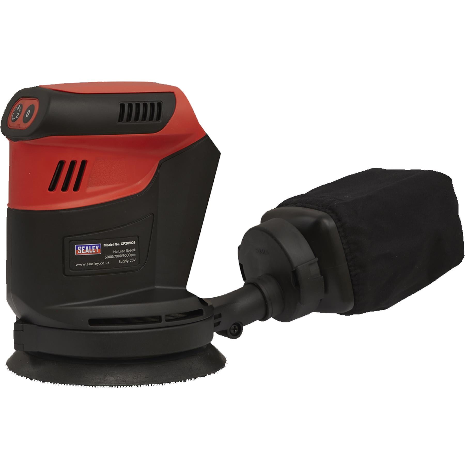 Sealey Orbital Palm Sander 20V 125mm - Body Only