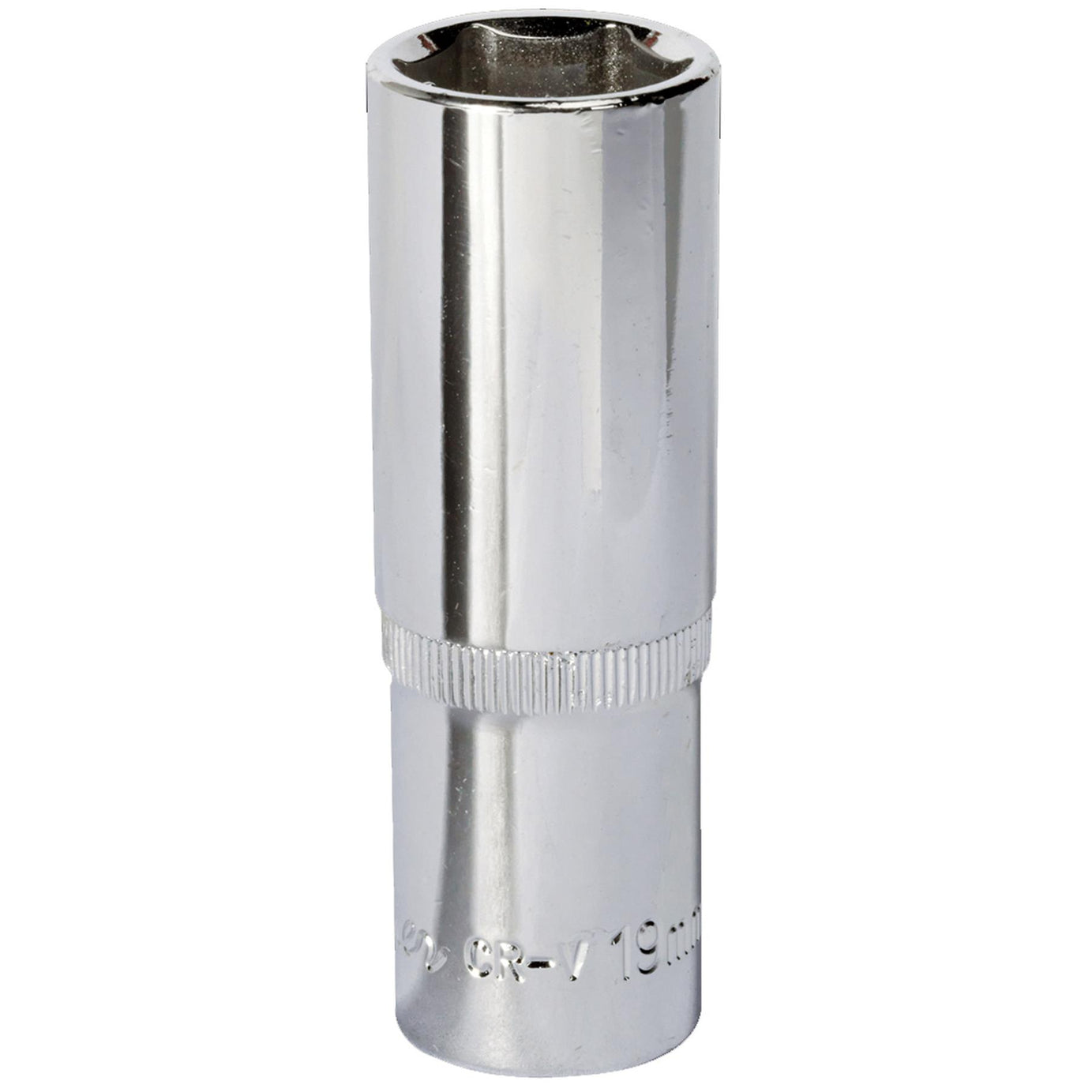 Sealey WallDrive Socket 19mm Deep 1/2"Sq Drive Fully Polished