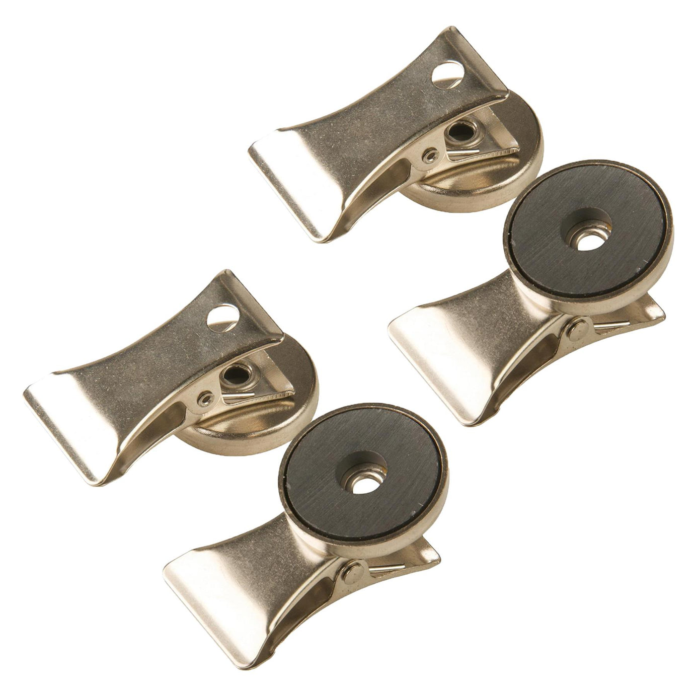 4 x Premium Magnetic Clip Fridge Paper/Memo/Quick Message Holder Office Home