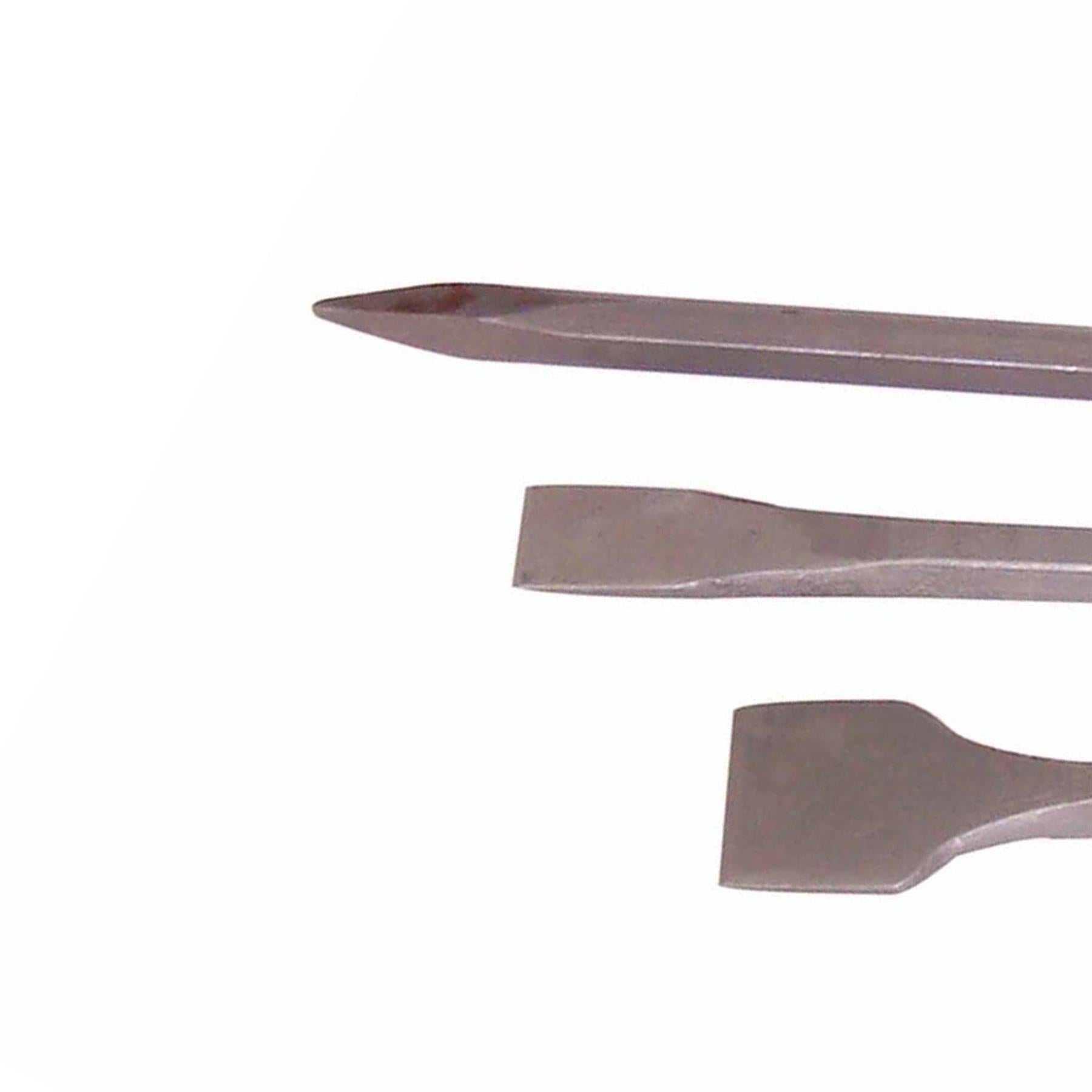 3Pce SDS Plus Hex Chisel Set 15mm Hand Tool Drilling Power Quality Kit