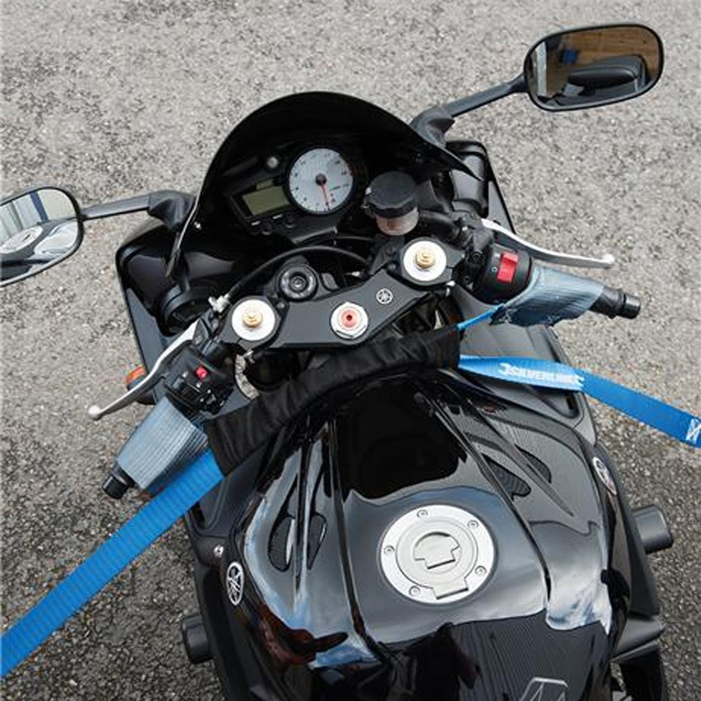 Motorbike Handlebar Tie-Down Strap 900 x35mm With Double Reinforced Loops