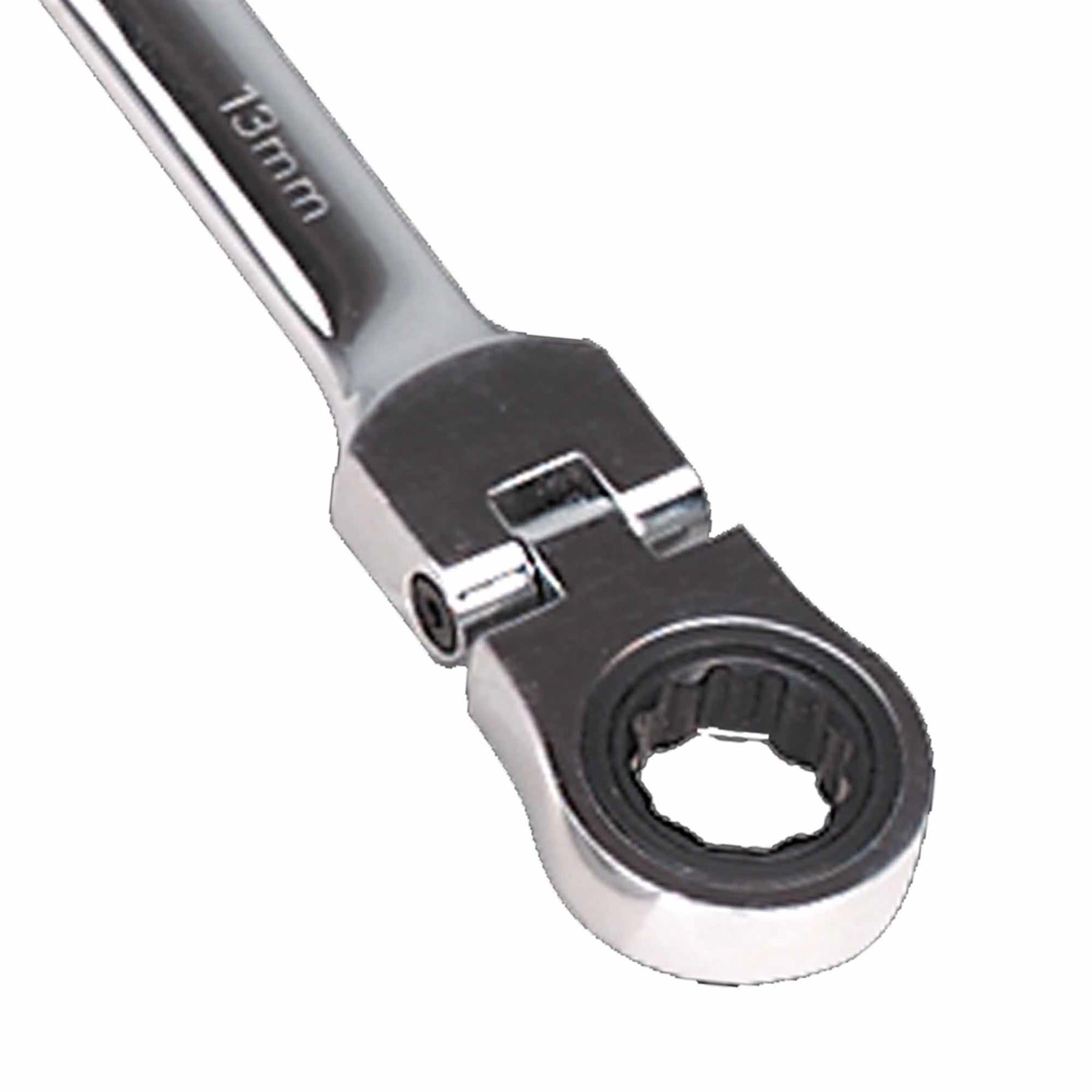 Flexi-Head Ratchet Combination Spanner 13mm. Sealey