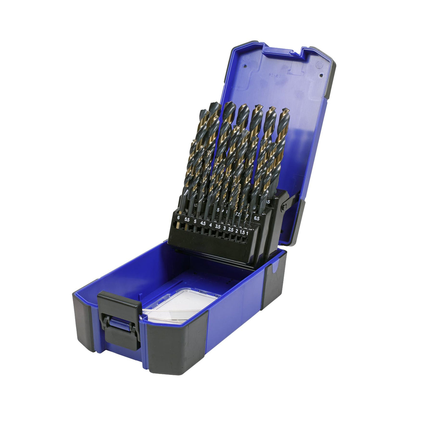 Sealey 25pc Drill Bit Set HSS Tri Point Ø1-13mm Steel Wood Plastic AK4706