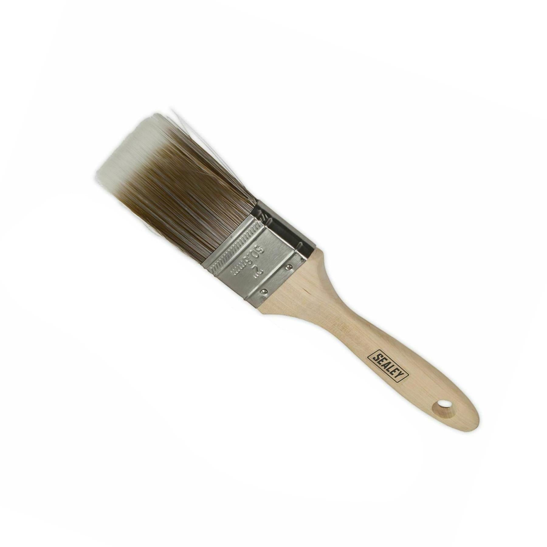 Sealey Wooden Handle Paint Brush Set 3pc
