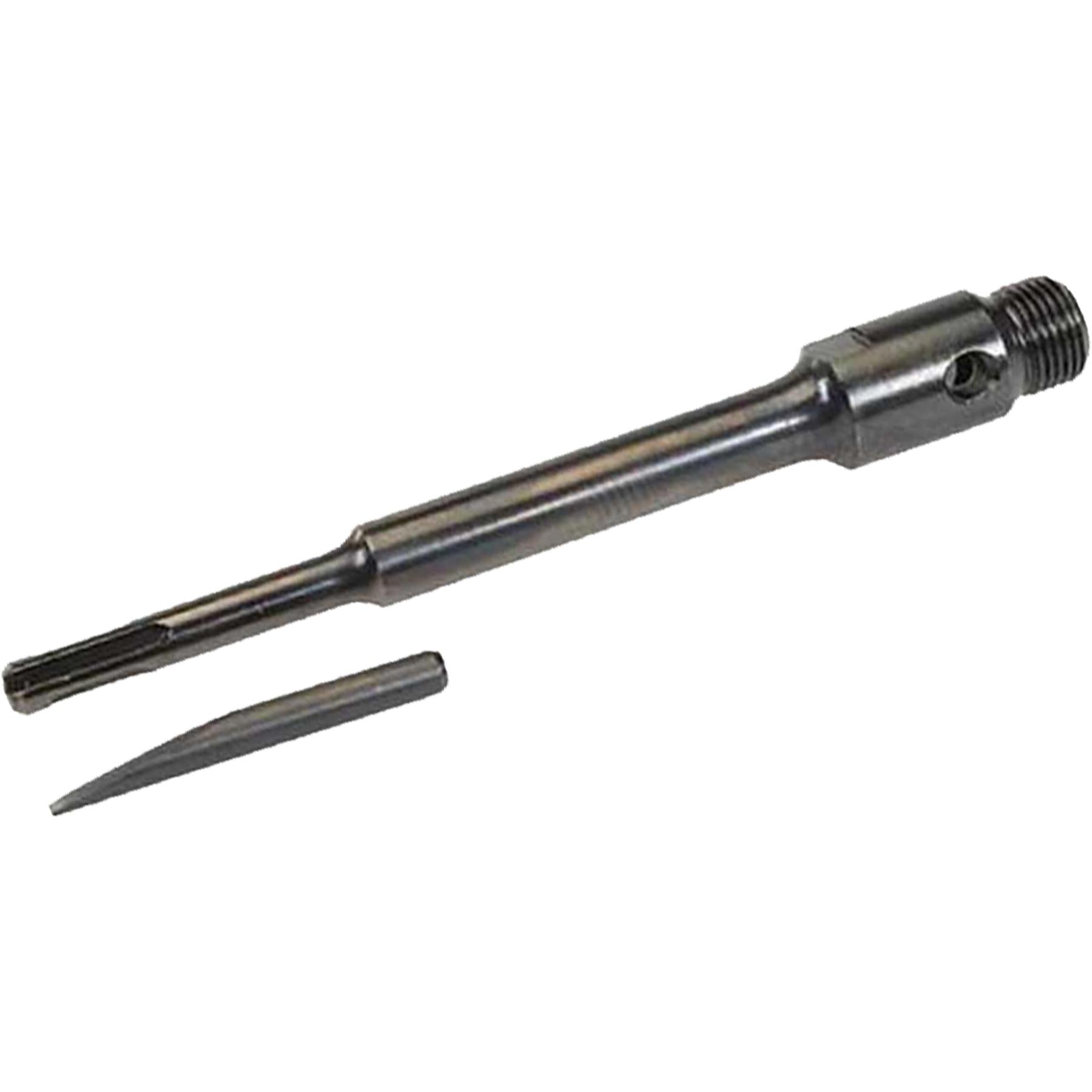 TCT Core Drill Bit 100mm Hole Saw Masonry Stone Brick SDS Plus 200mm Shaft Pilot