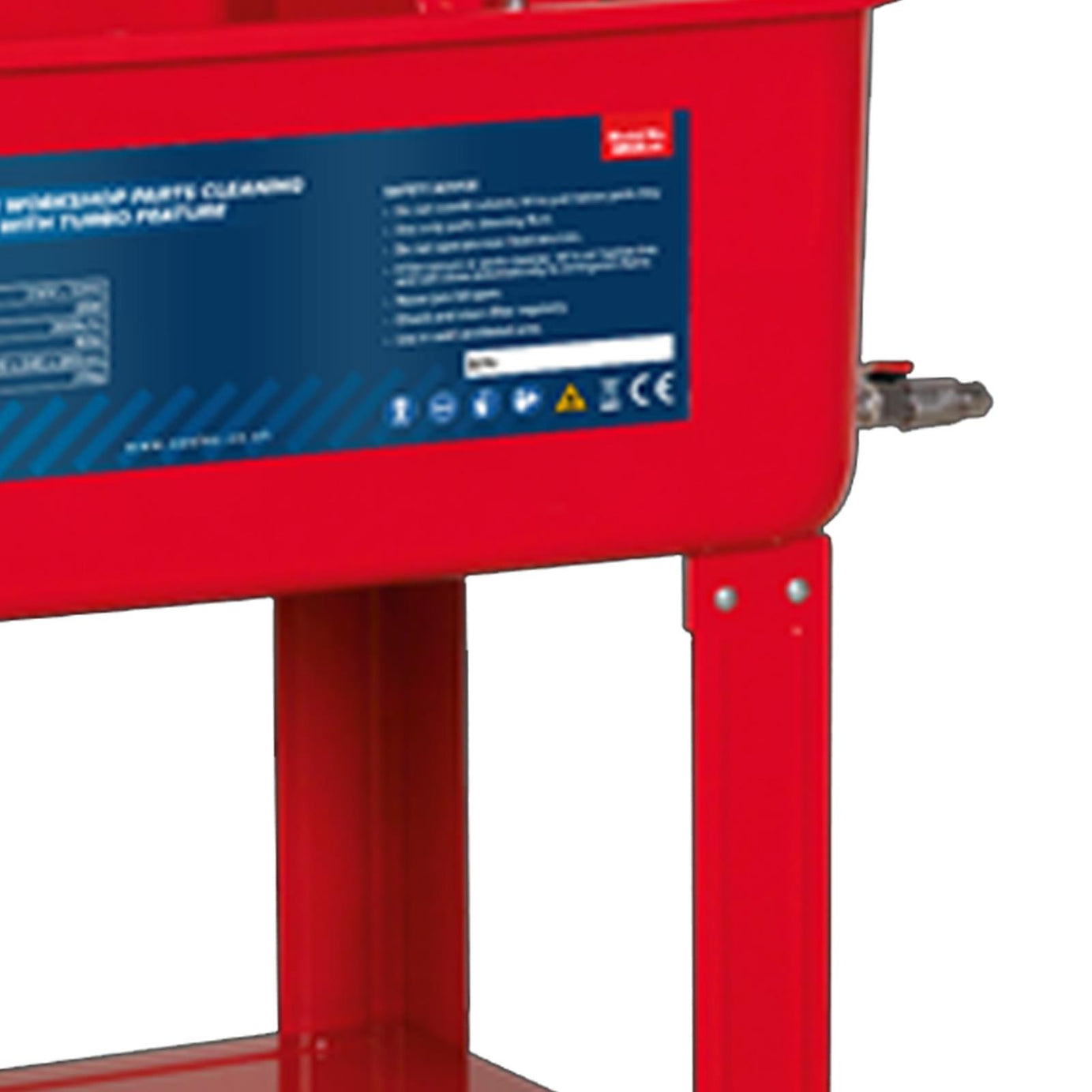 Sealey SM20 Heavy Duty Parts Cleaning Tank Washer with Turbo Feature 230V