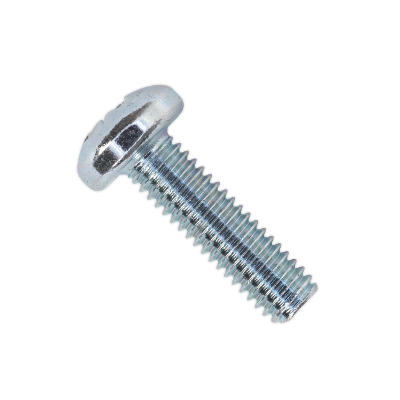 Sealey Machine Screw M6 x 20mm Pan Head Pozi Zinc Pack of 50