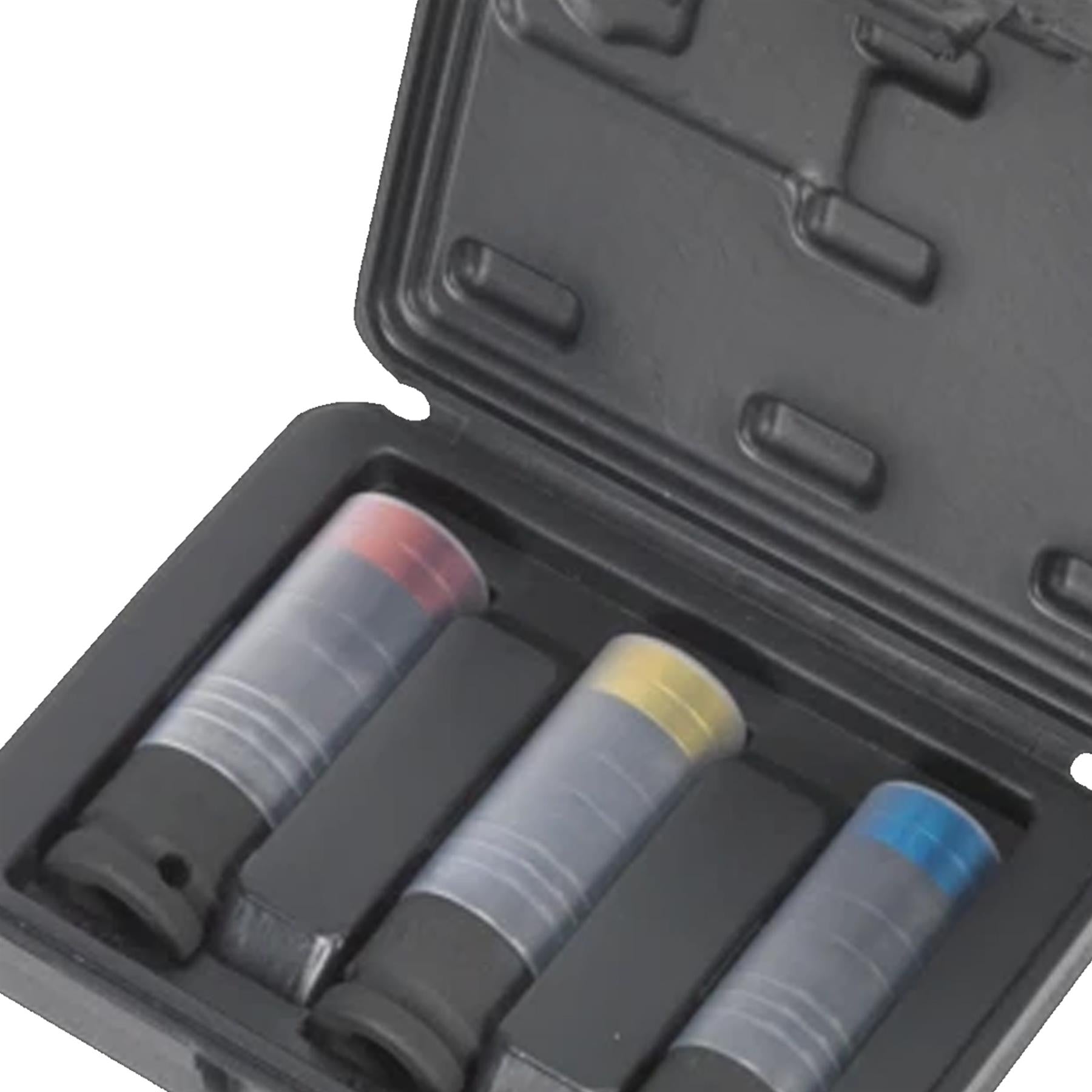 Sealey Alloy Wheel Ultra-Power Impact Socket Set 3pc 1/2"Sq Drive