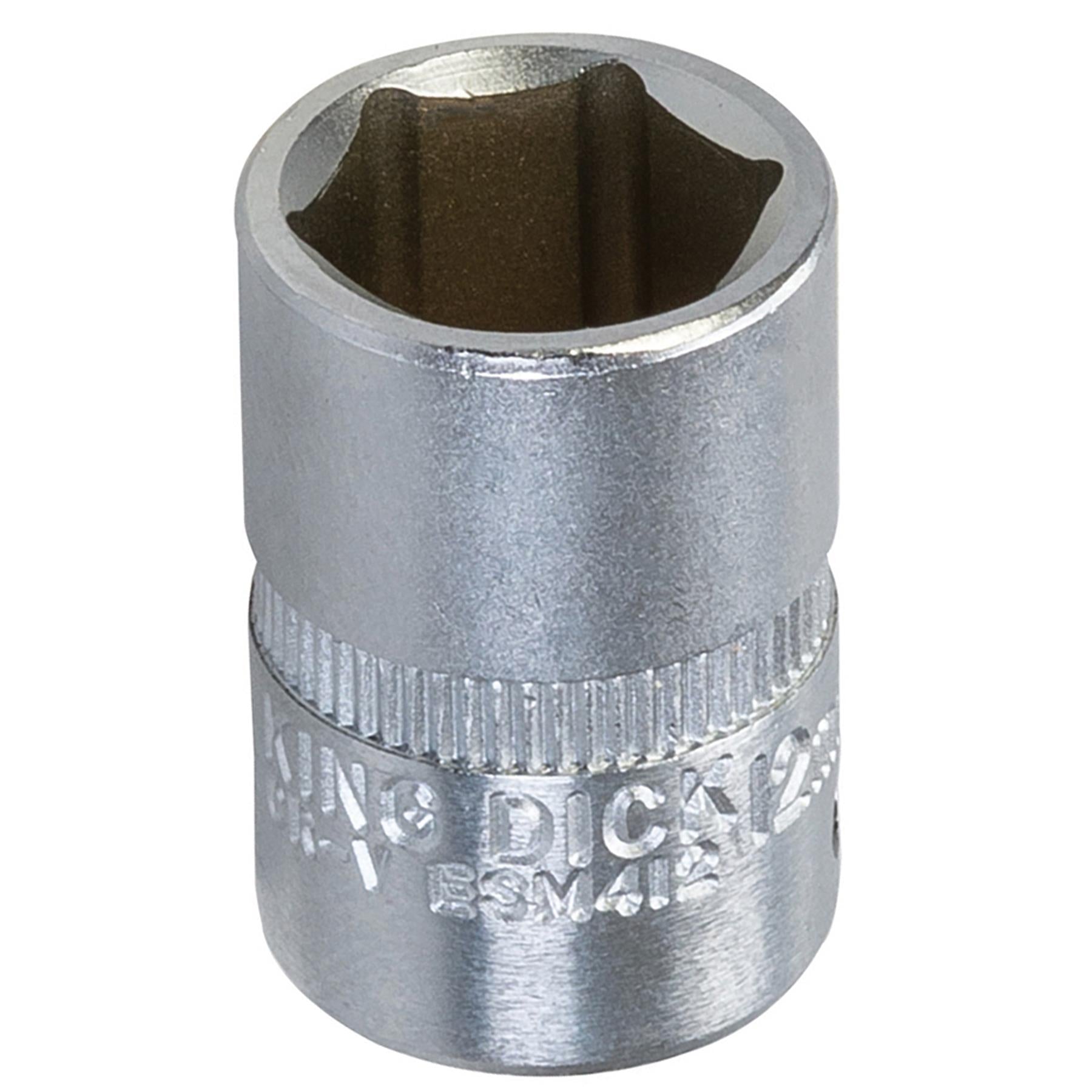 King Dick Socket 1/4" Sd 6pt Metric 12mm