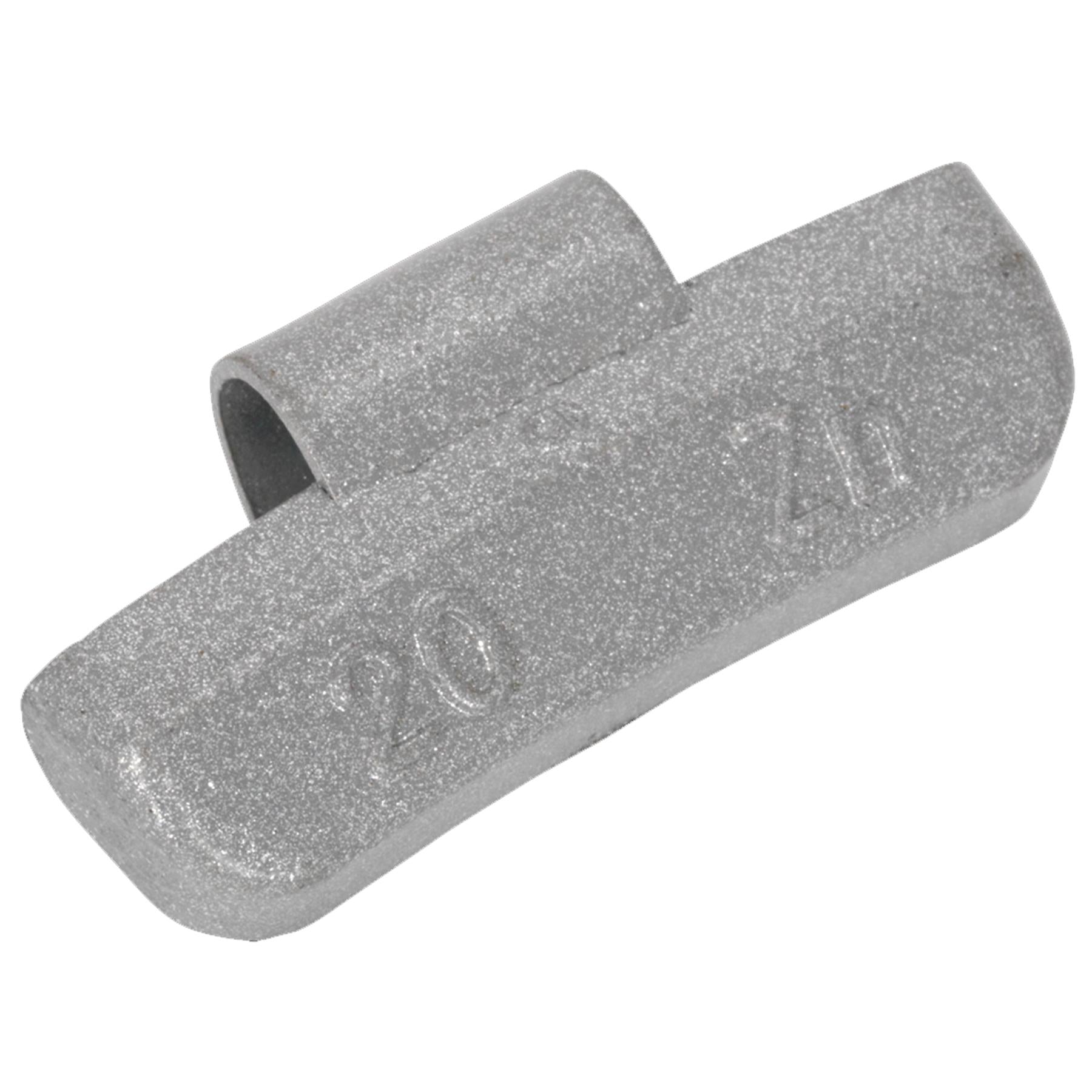 Wheel Weight 20g Hammer Plastic Coat Zinc Alloys Pk 100 Sealey