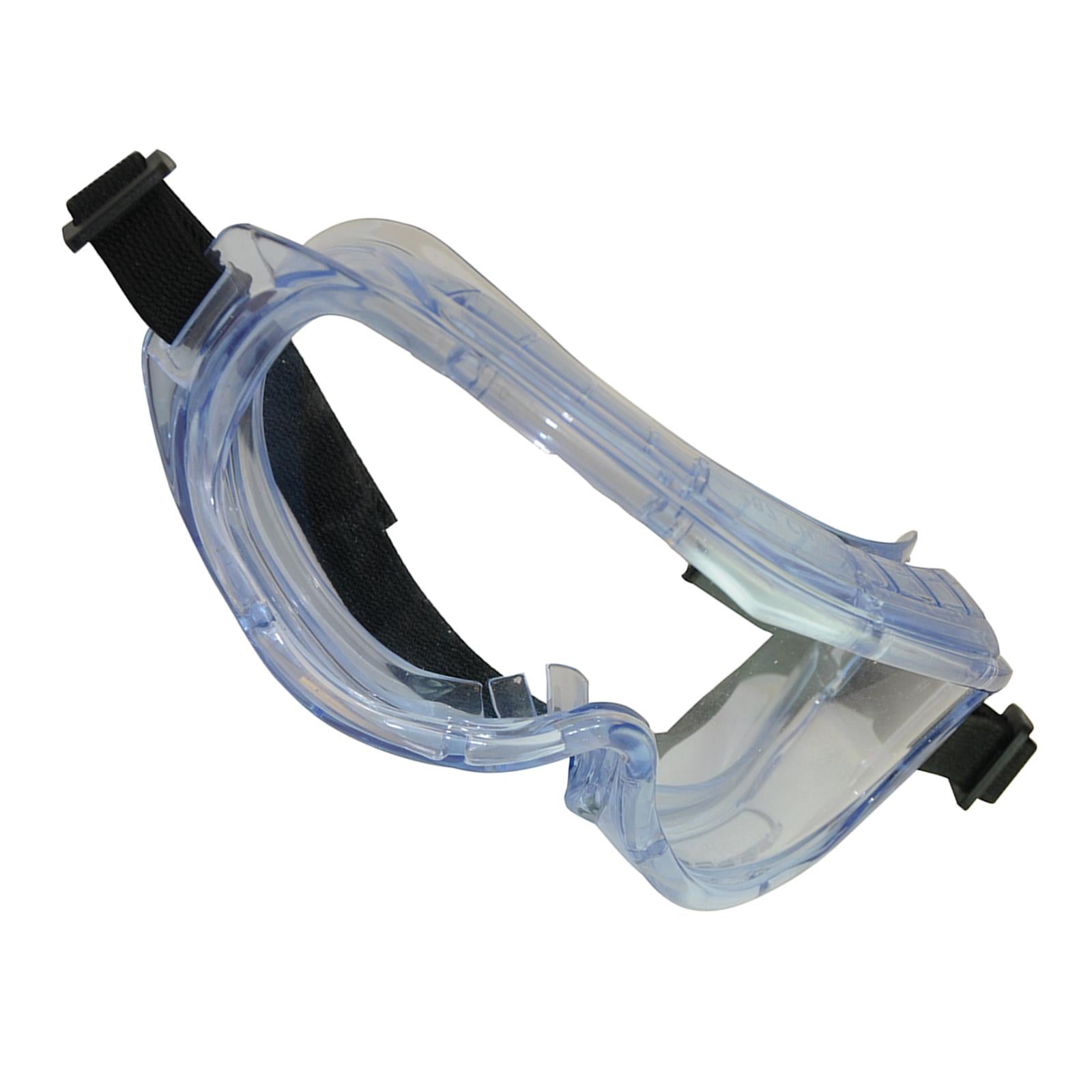 Panoramic Safety Goggles Panoramic Blue Tinted Lightweight Frame New