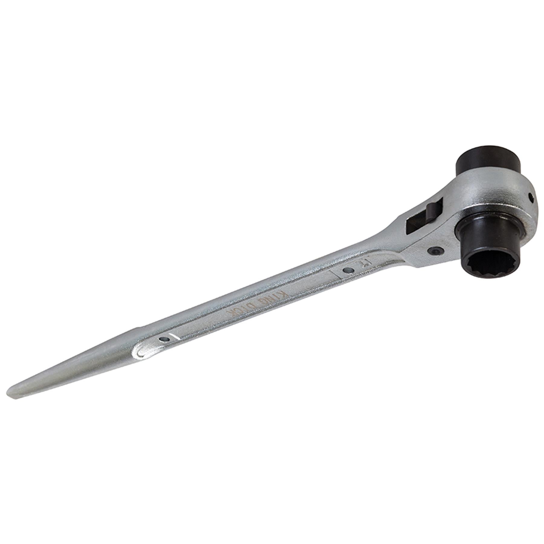 King Dick Heavy Duty Ratchet Podger Scaffolding Spanners 17 x 19mm Metric Heads