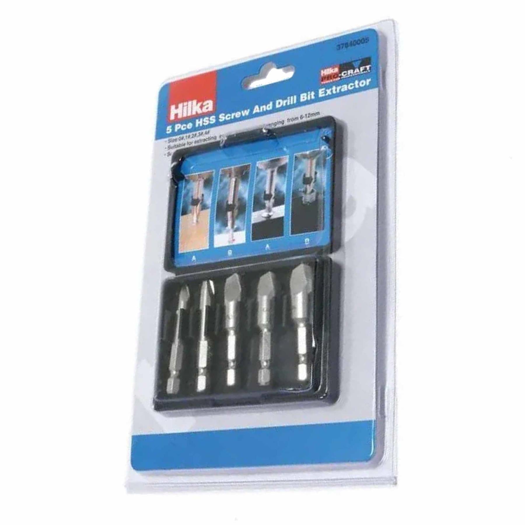 Hilka Screw & Drill Extractor Set