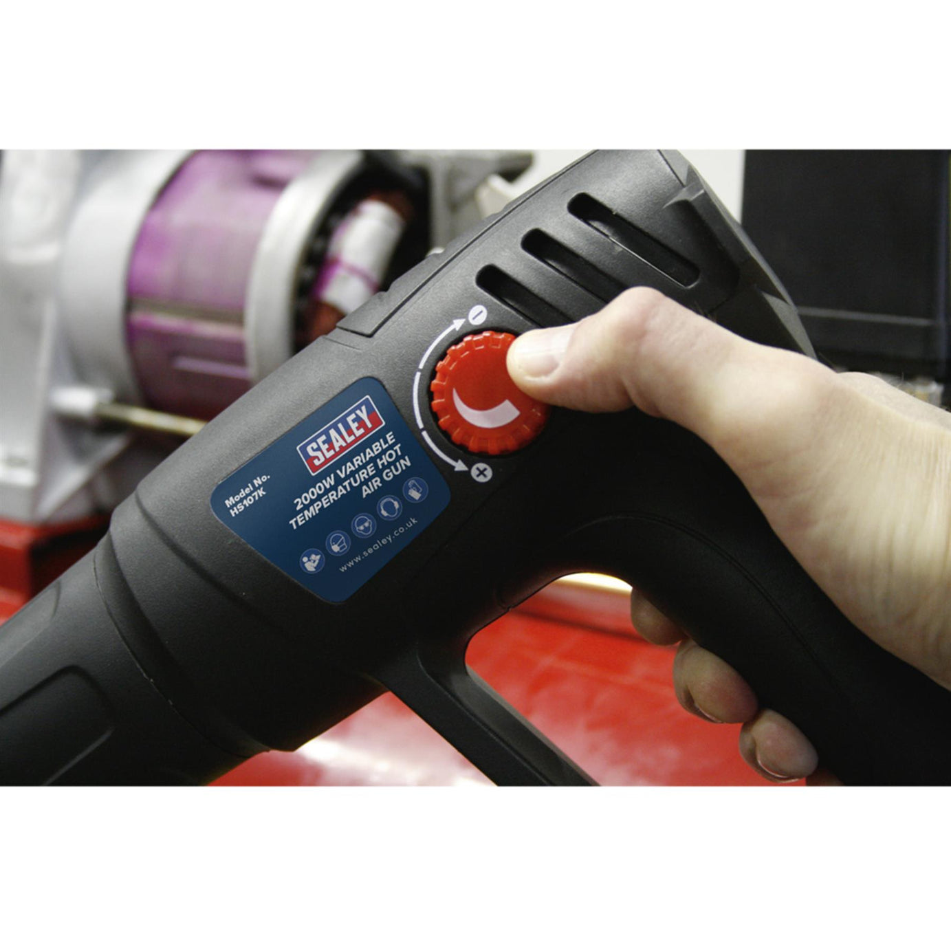 Sealey Variable Temperature Hot Air Gun Kit 2000W 50-450�C/90-600�C