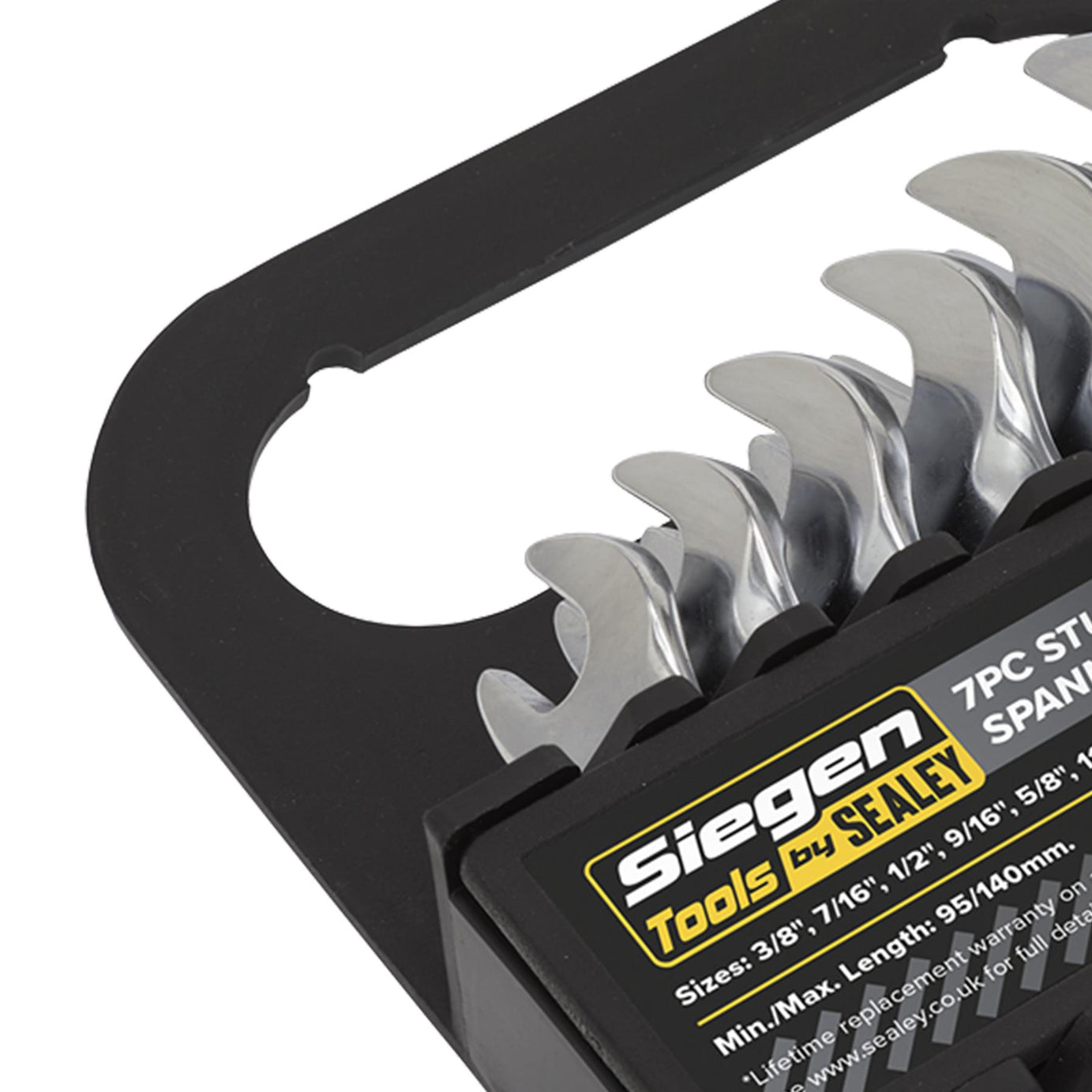 Sealey Combination Spanner Set 7pc Stubby Imperial