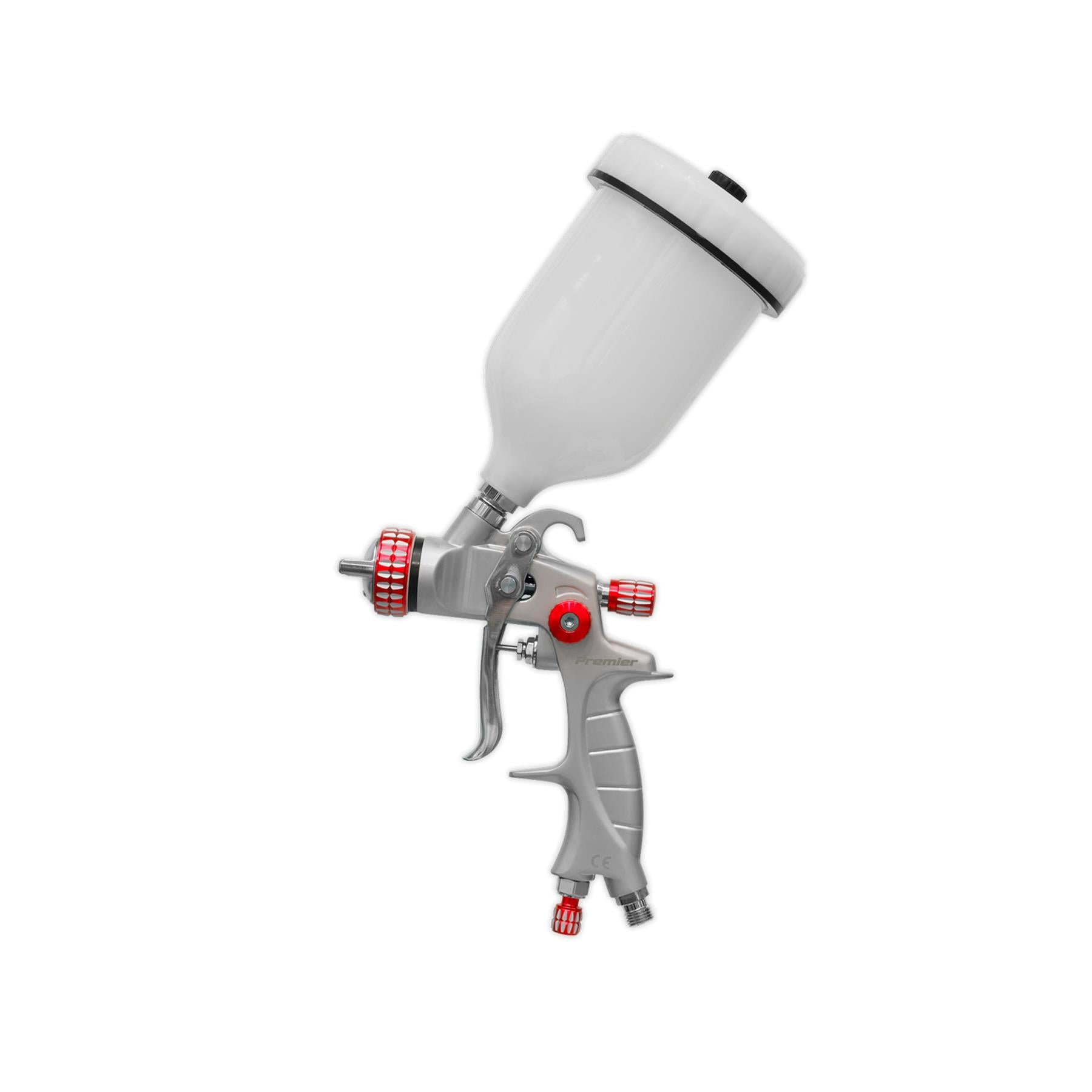 Sealey HVLP Gravity Feed Spray Gun 1.3mm Set-Up