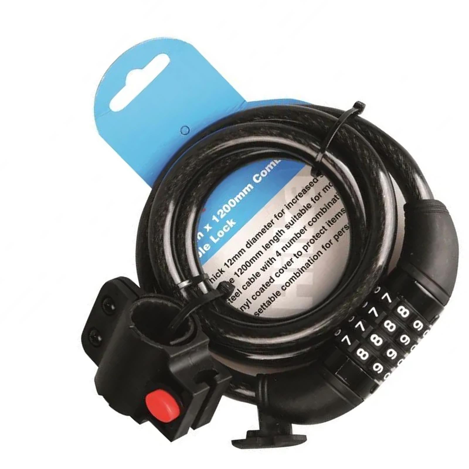 Combination Cable Lock Heavy Duty
