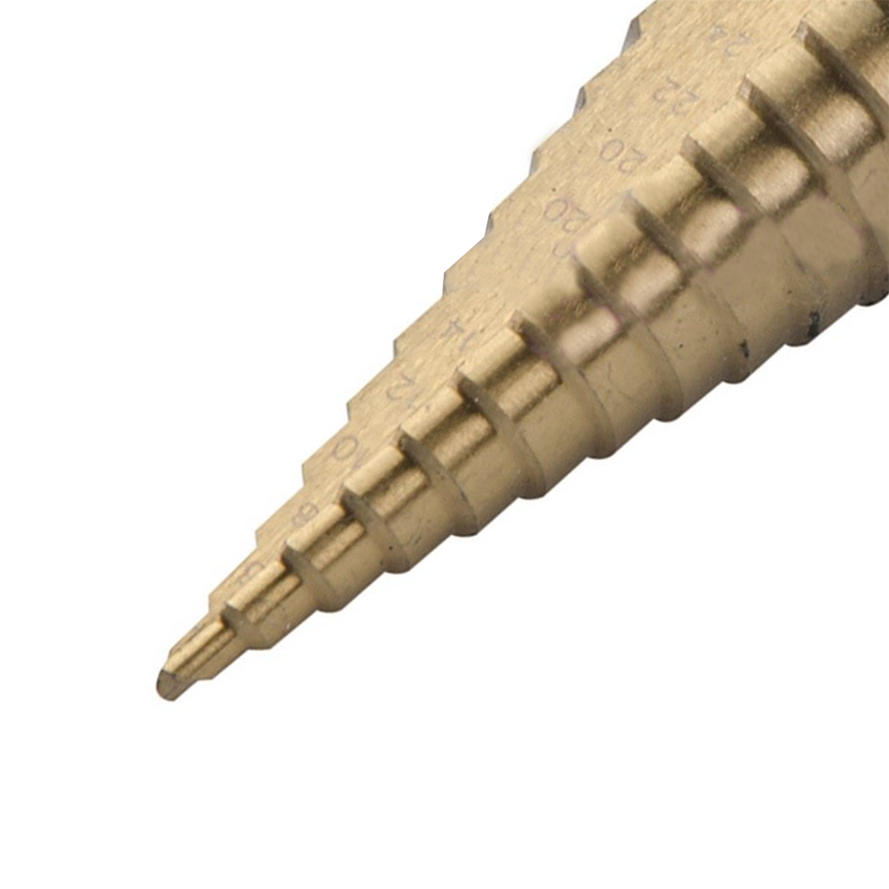 Titanium-Plated Hss Step Drill Bit 4mm - 30mm DIY Tools Produces Accurate Holes