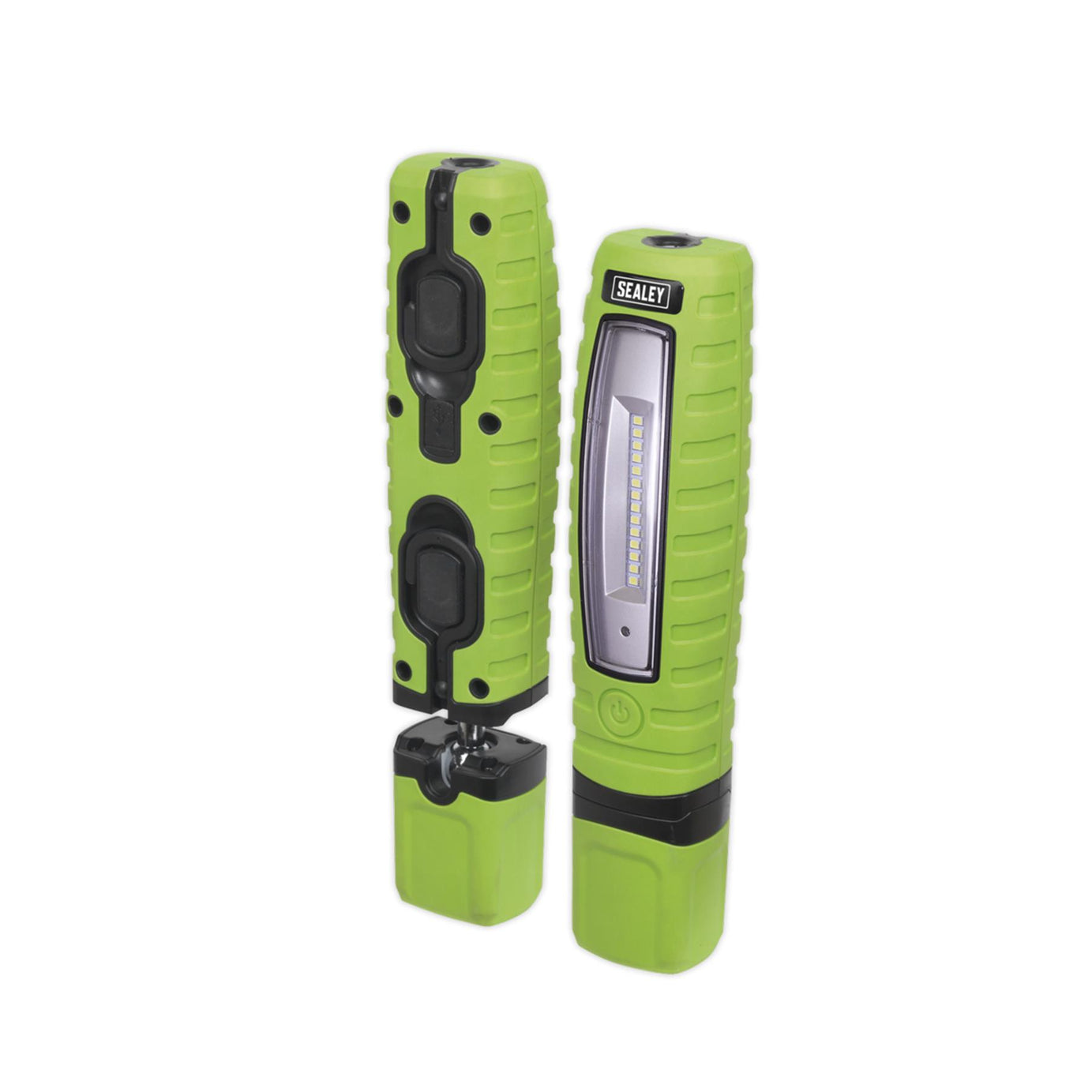 Sealey R/Charge 360 Insp Light 10 SMD LED & 3W LED Green Li-ion