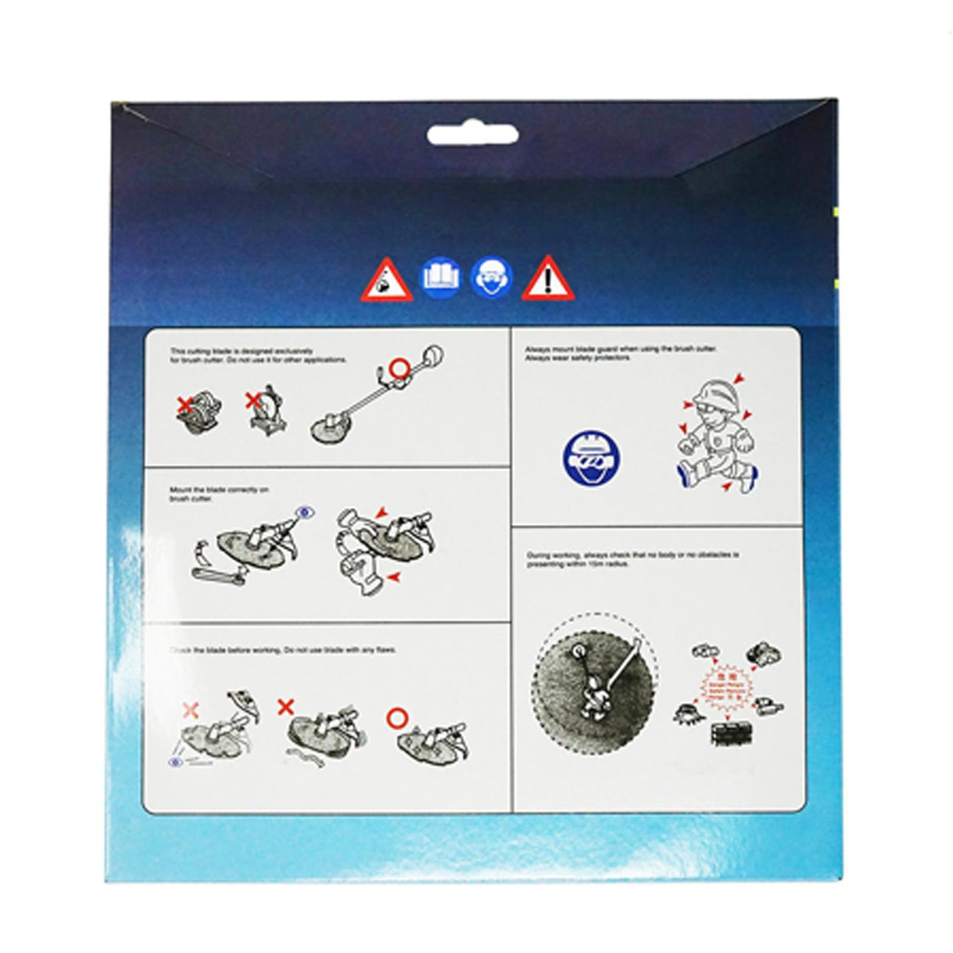 3-Tooth Brush Cutter Trimmer Blade for Strimmer Bush Weed