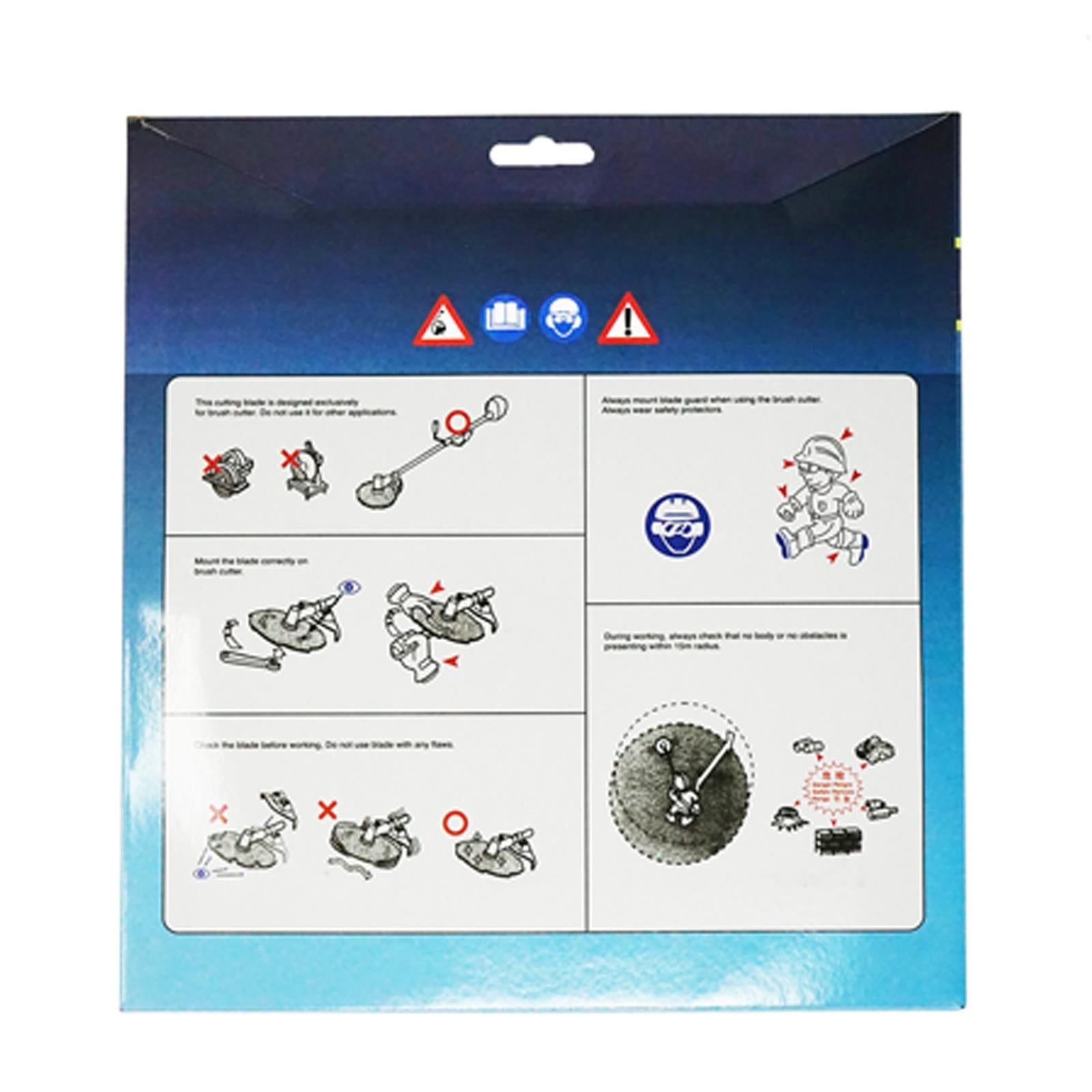 3-Tooth Brush Cutter Trimmer Blade for Strimmer Bush Weed