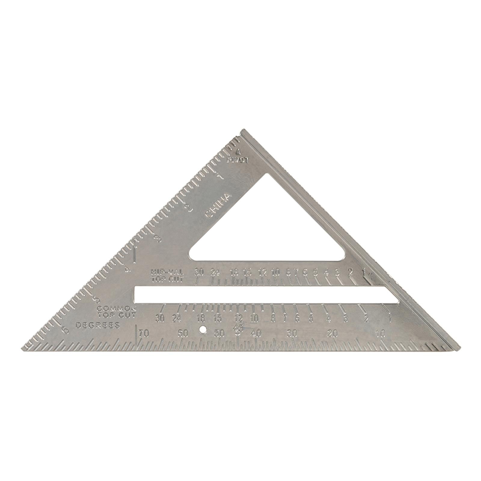 7'' Aluminium Alloy Roofing Square With Raised Imperial Graduations New