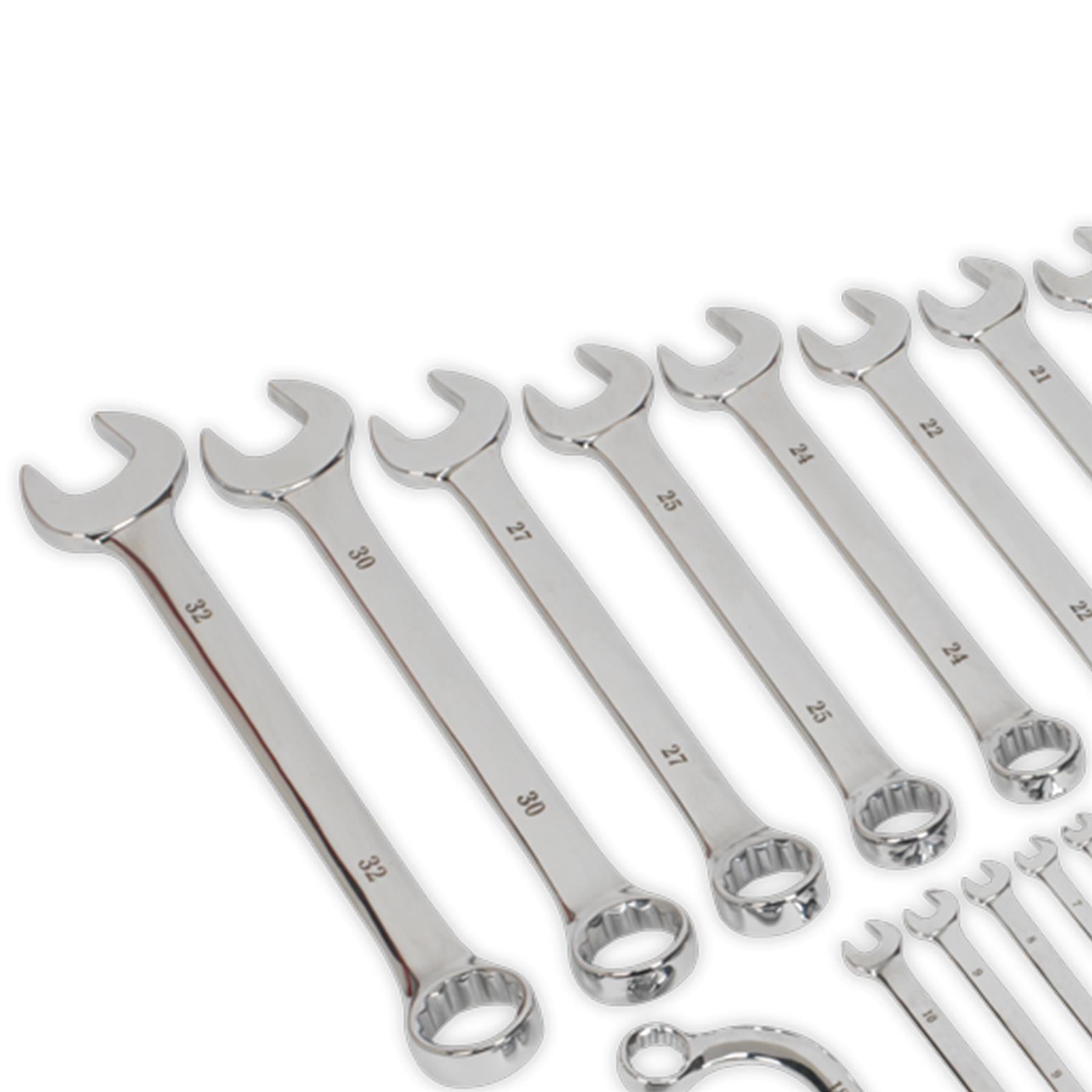 Sealey Multipurpose Spanner Set 50pc Metric