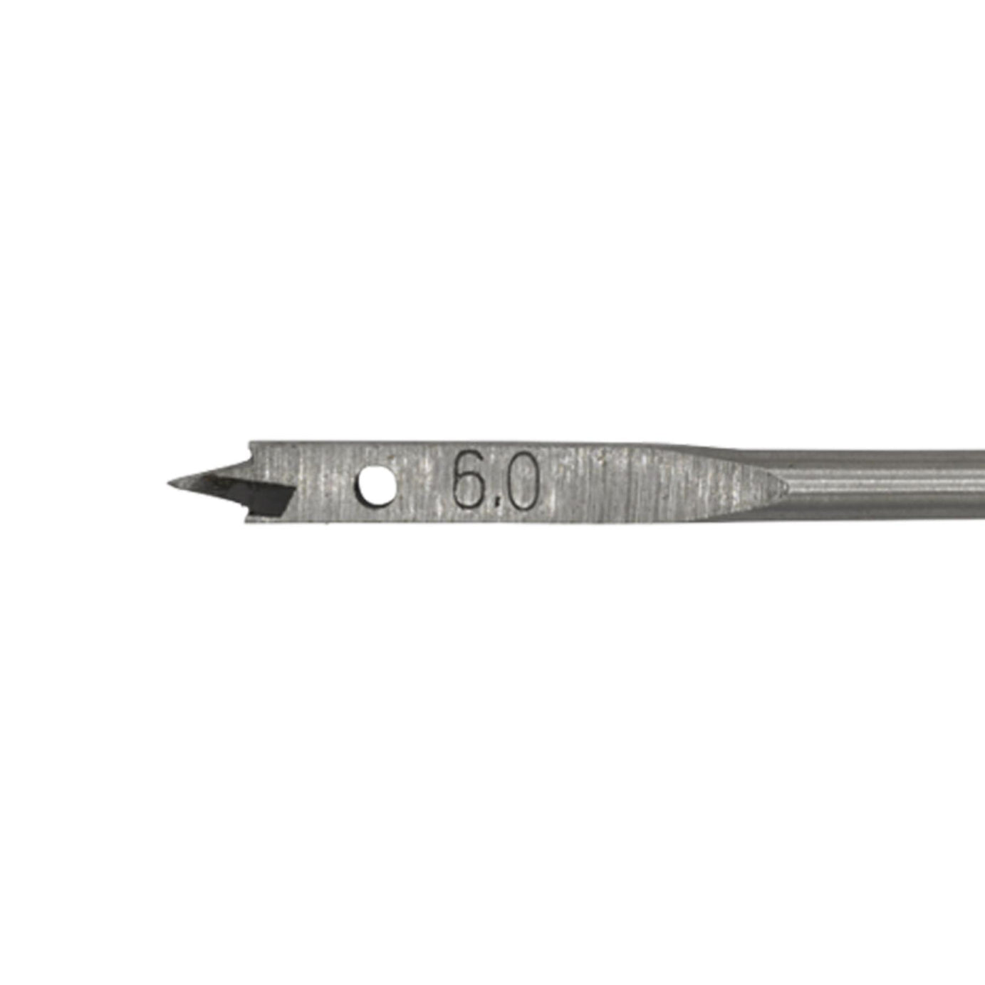 Sealey Flat Wood Bit Ø6mm x 152mm Fully Hardened