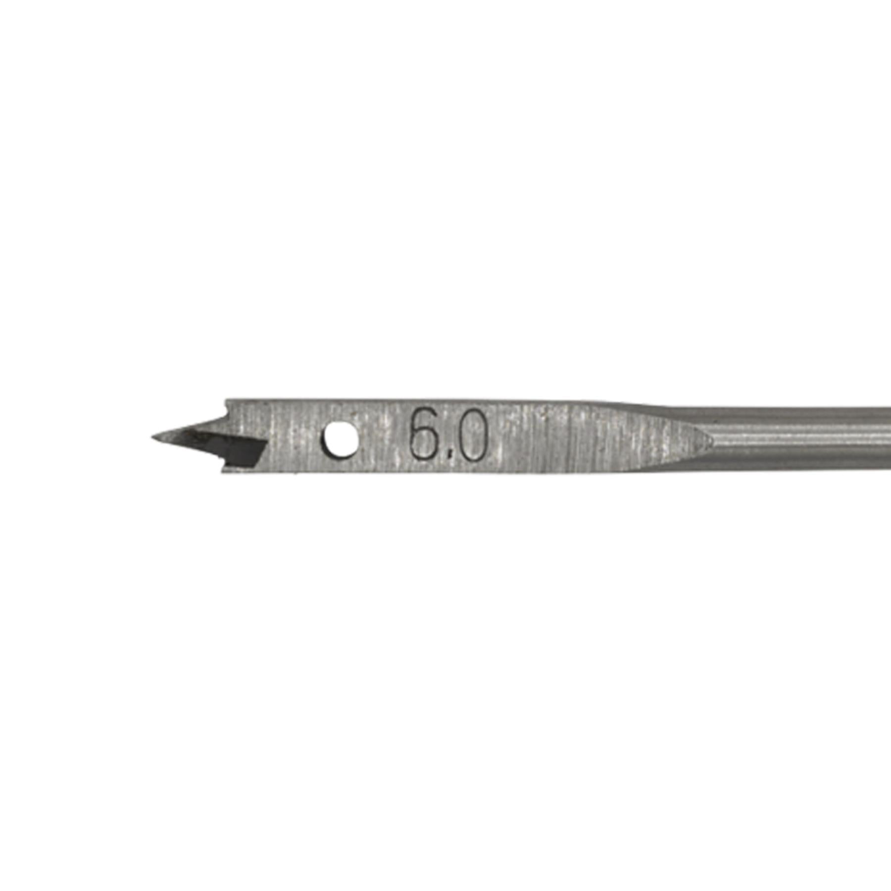 Sealey Flat Wood Bit Ø6mm x 152mm Fully Hardened