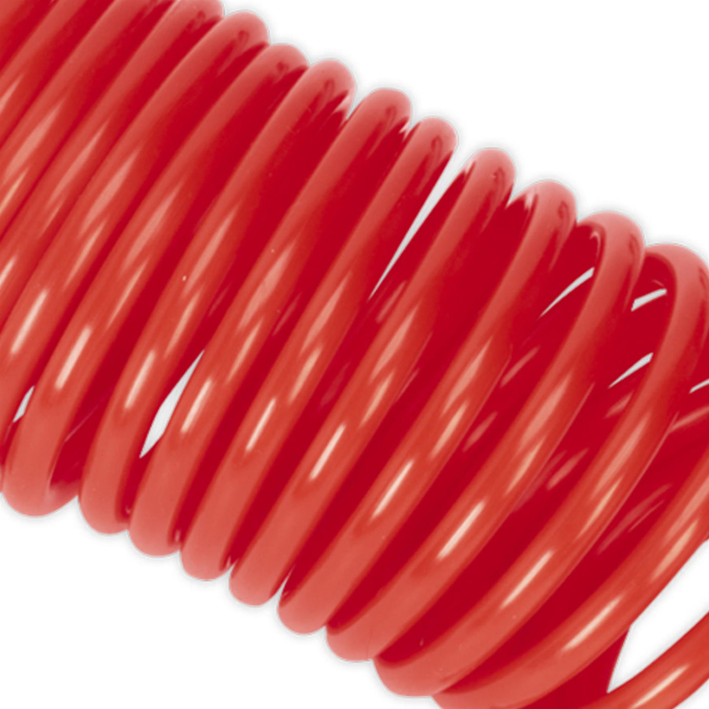 Sealey PE Coiled Air Hose 5m x Ø5mm with Couplings