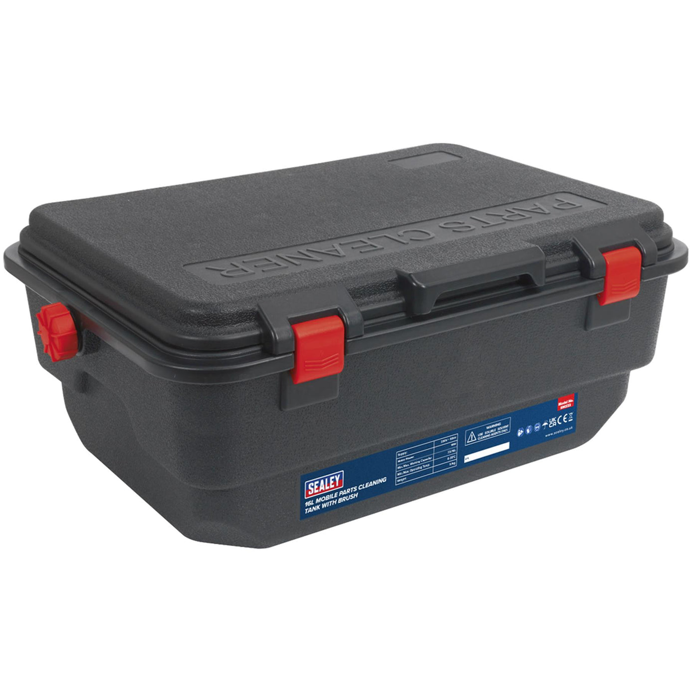 Sealey Mobile Parts Cleaning Tank with Brush