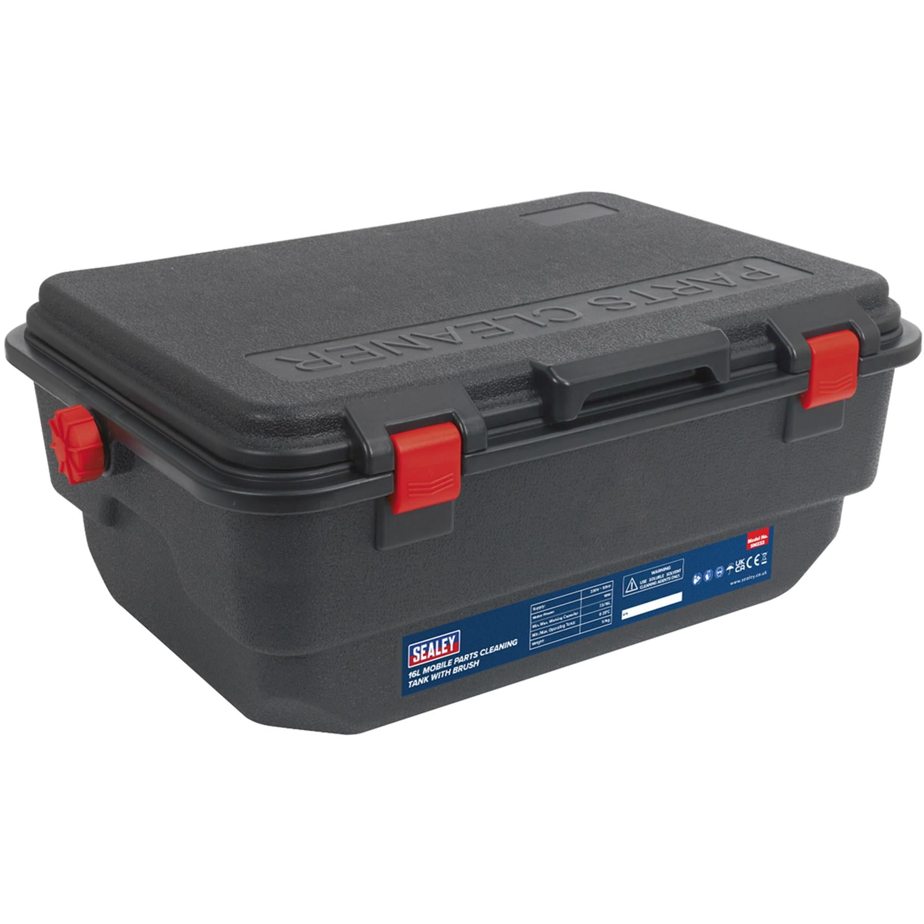 Sealey Mobile Parts Cleaning Tank with Brush