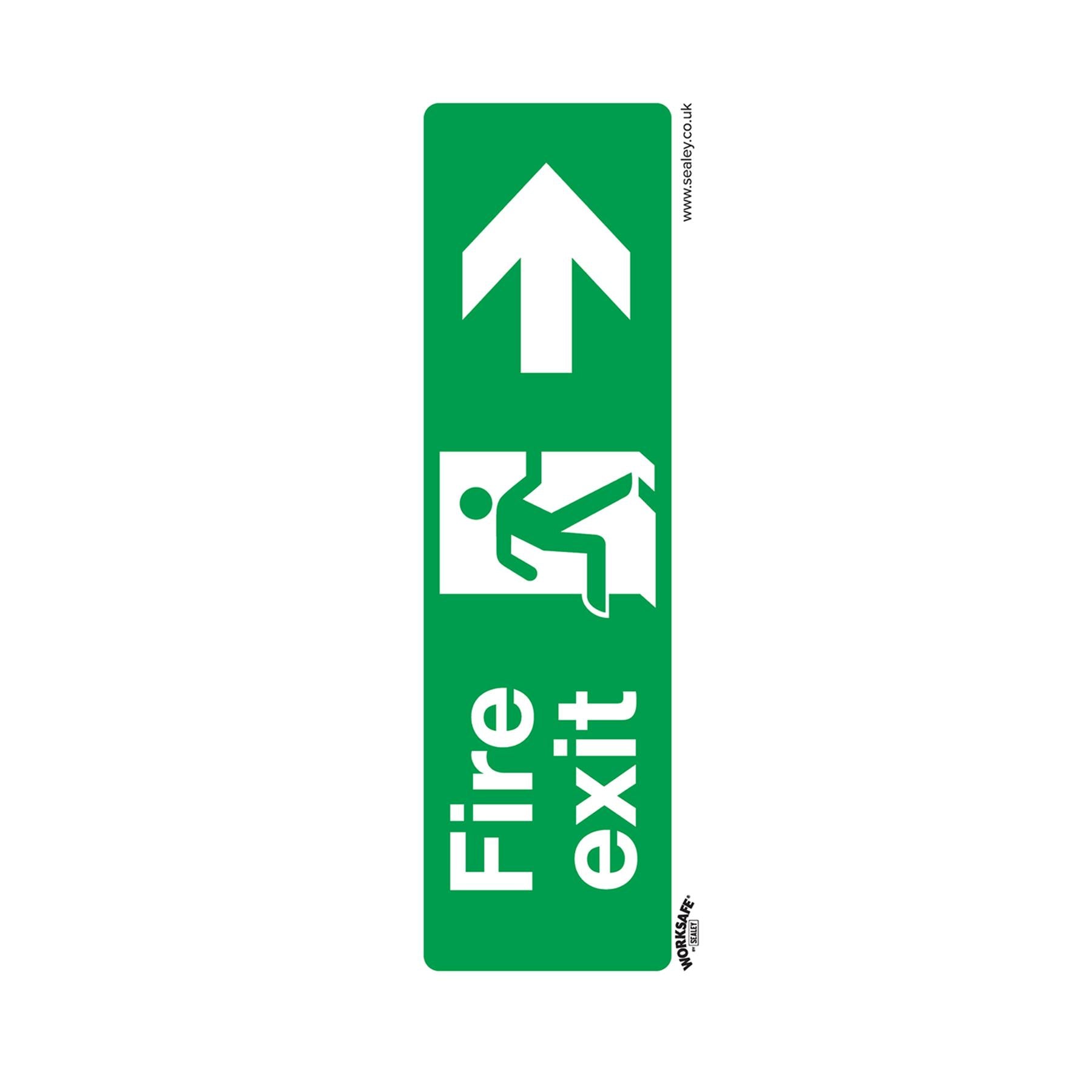 Safe Conditions Safety Sign - Fire Exit (Right) - Rigid Plastic