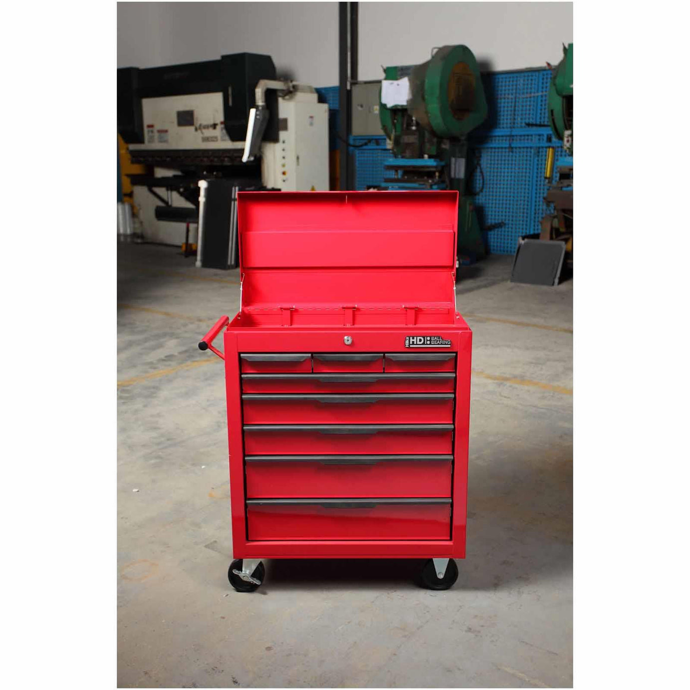 HD 8 Drawer Trolley with Lid Storage