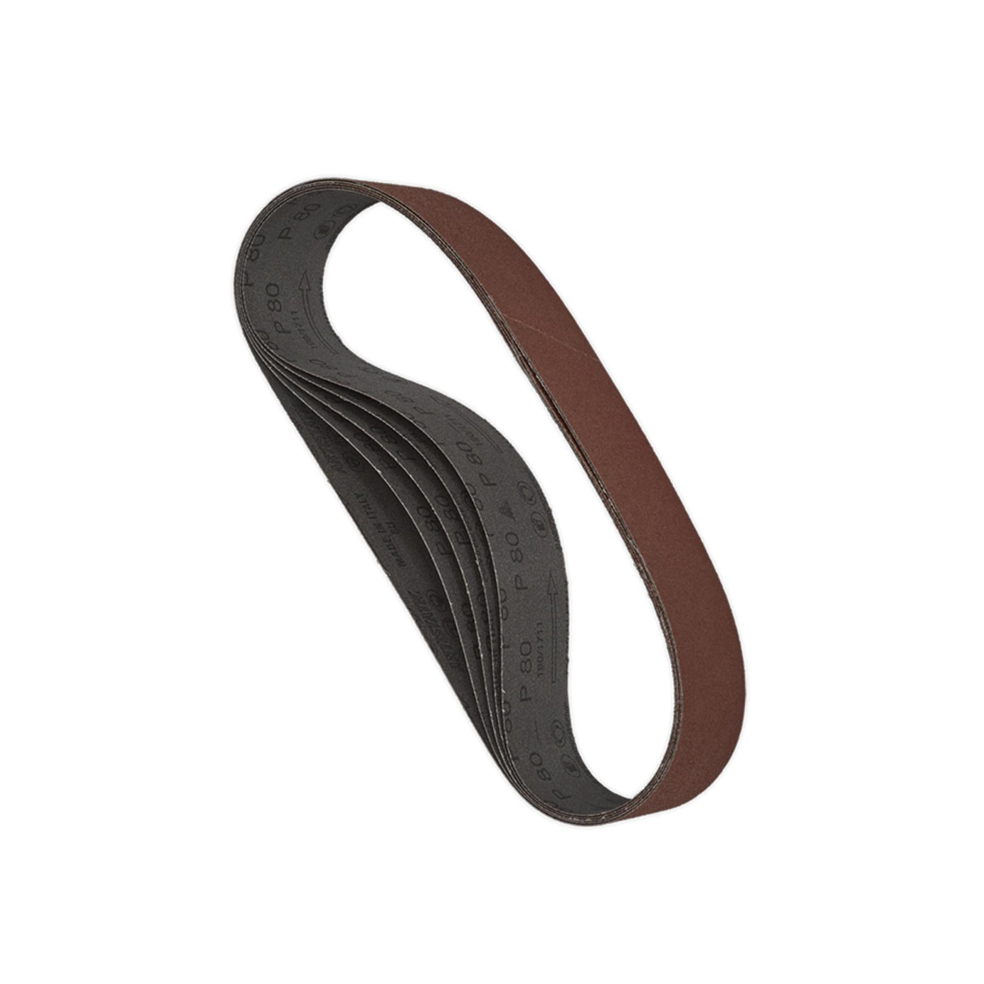 Sealey Sanding Belt 50 x 686mm 80Grit Pack of 5