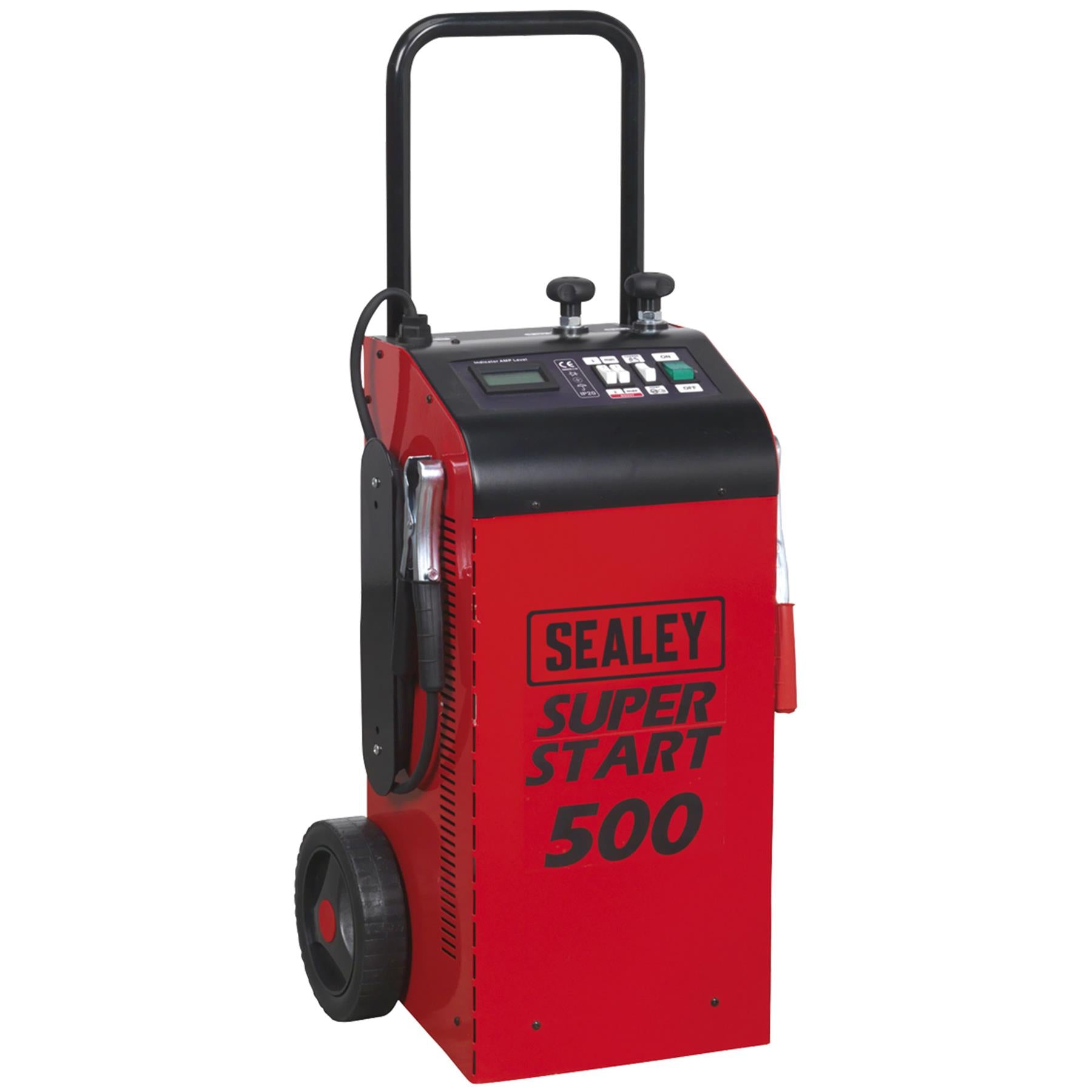 Sealey Starter/Charger 500Amp 12/24V Battery Starter Charger