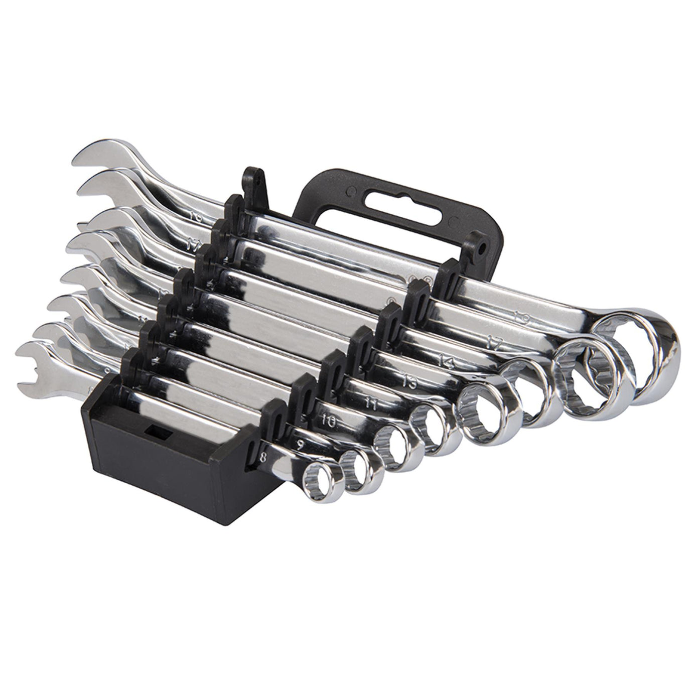 8Pce Combination Spanner Set Display Box Pack Of 6 Open And Bi-Hexagonal Ends